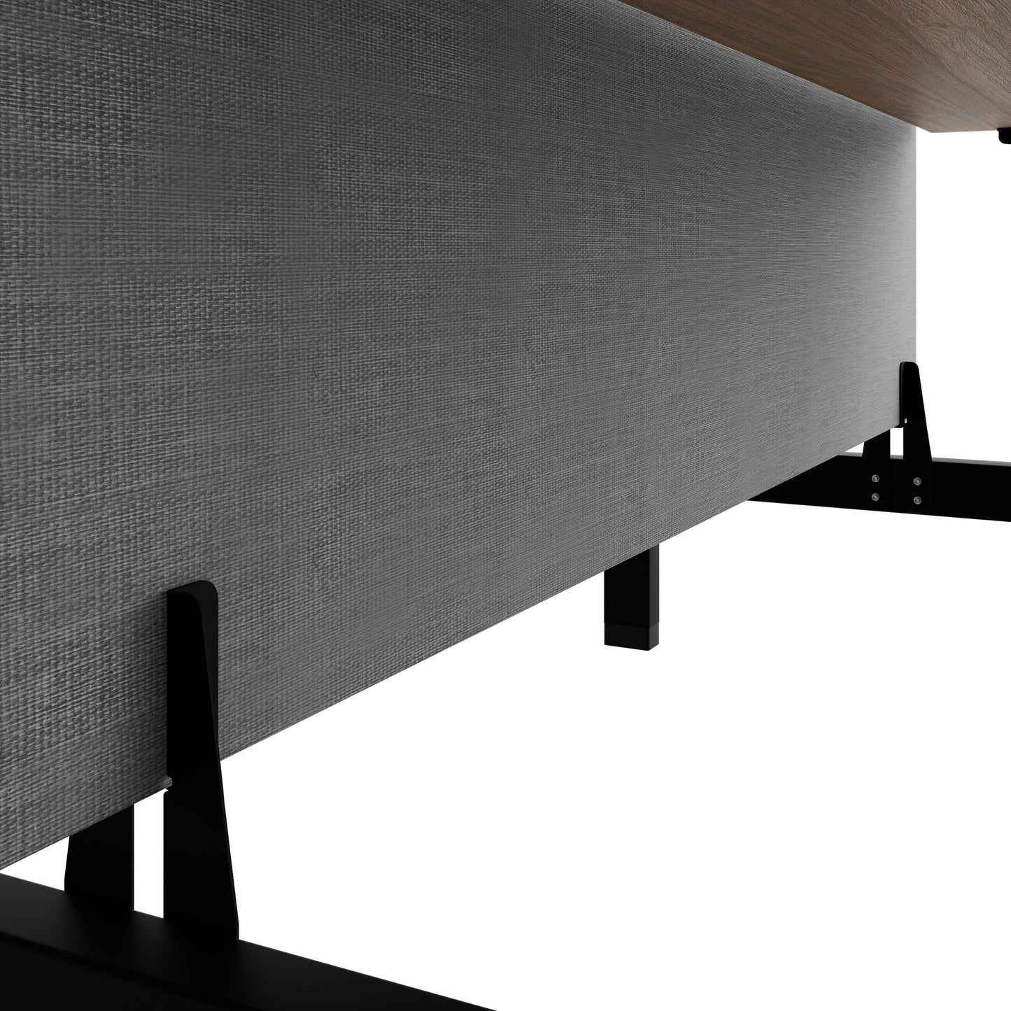 TELDRA Pro Team-Schreibtisch | 1600-1800 mm, elektrisch höhenverstellbar, Bernsteineiche