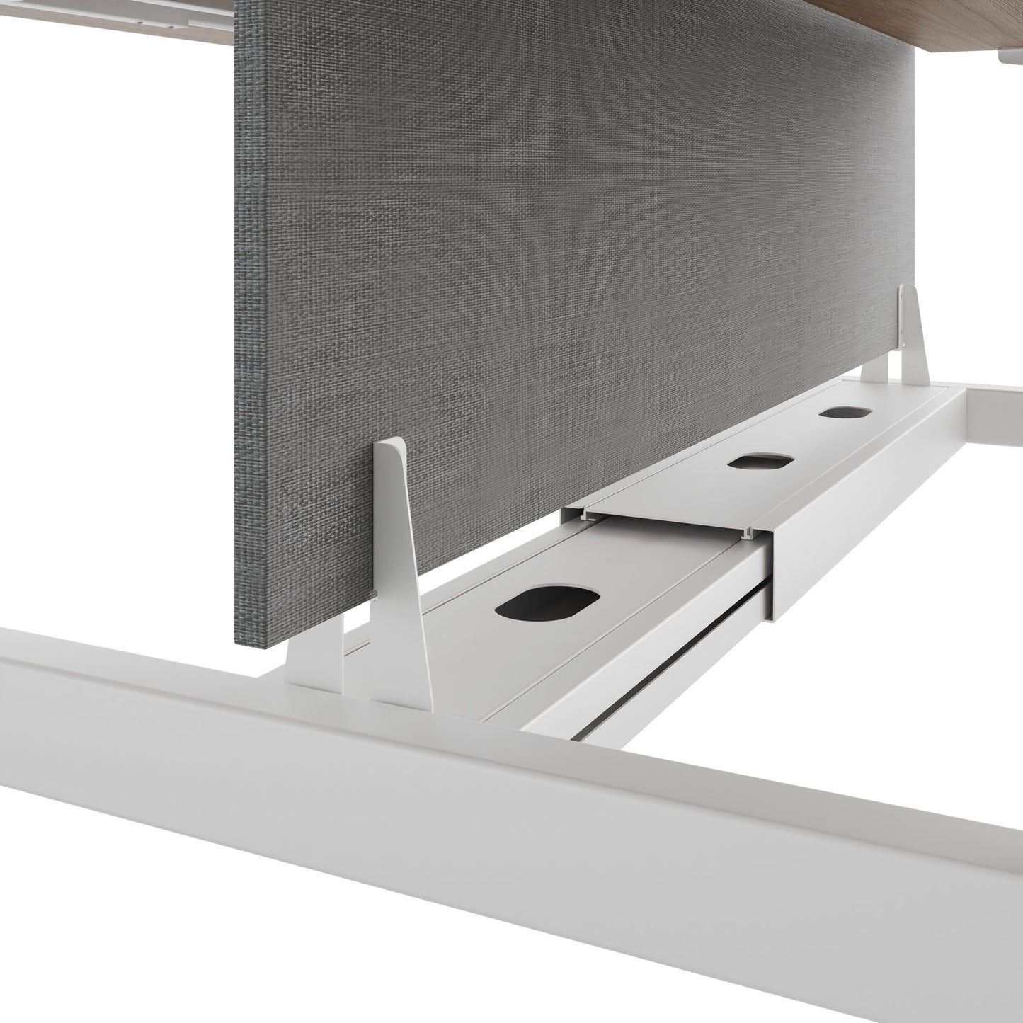 TELDRA Pro Team-Schreibtisch | 1600-1800 mm, elektrisch höhenverstellbar, Bernsteineiche