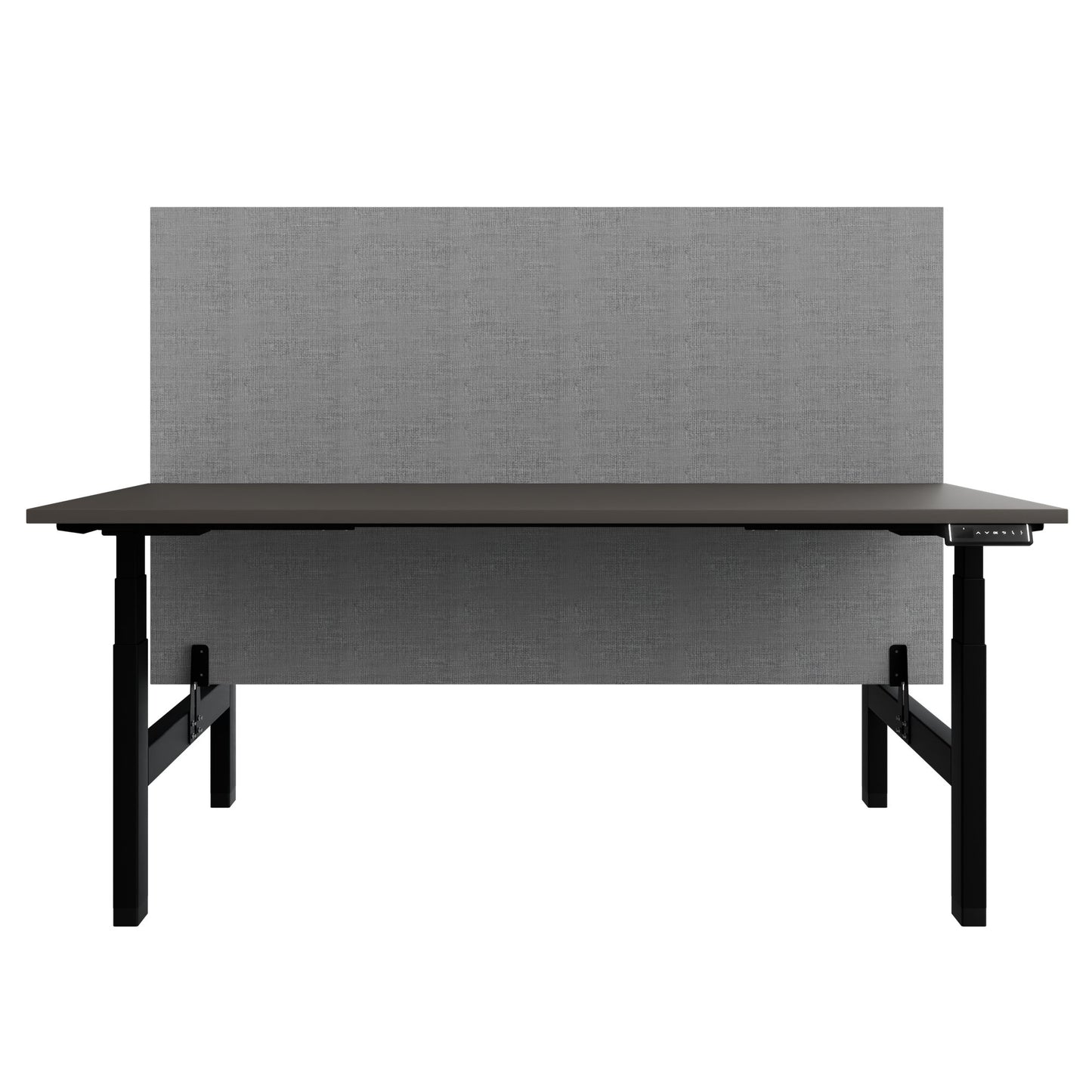 Bureau TELDRA Pro Team | 1600-1800 mm, réglable en hauteur électriquement, gris cubanite