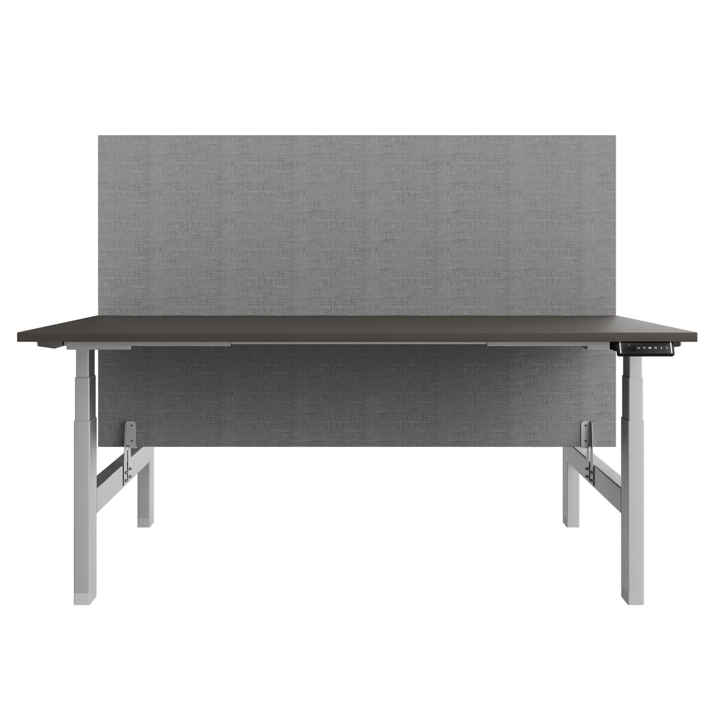 Bureau TELDRA Pro Team | 1600-1800 mm, réglable en hauteur électriquement, gris cubanite
