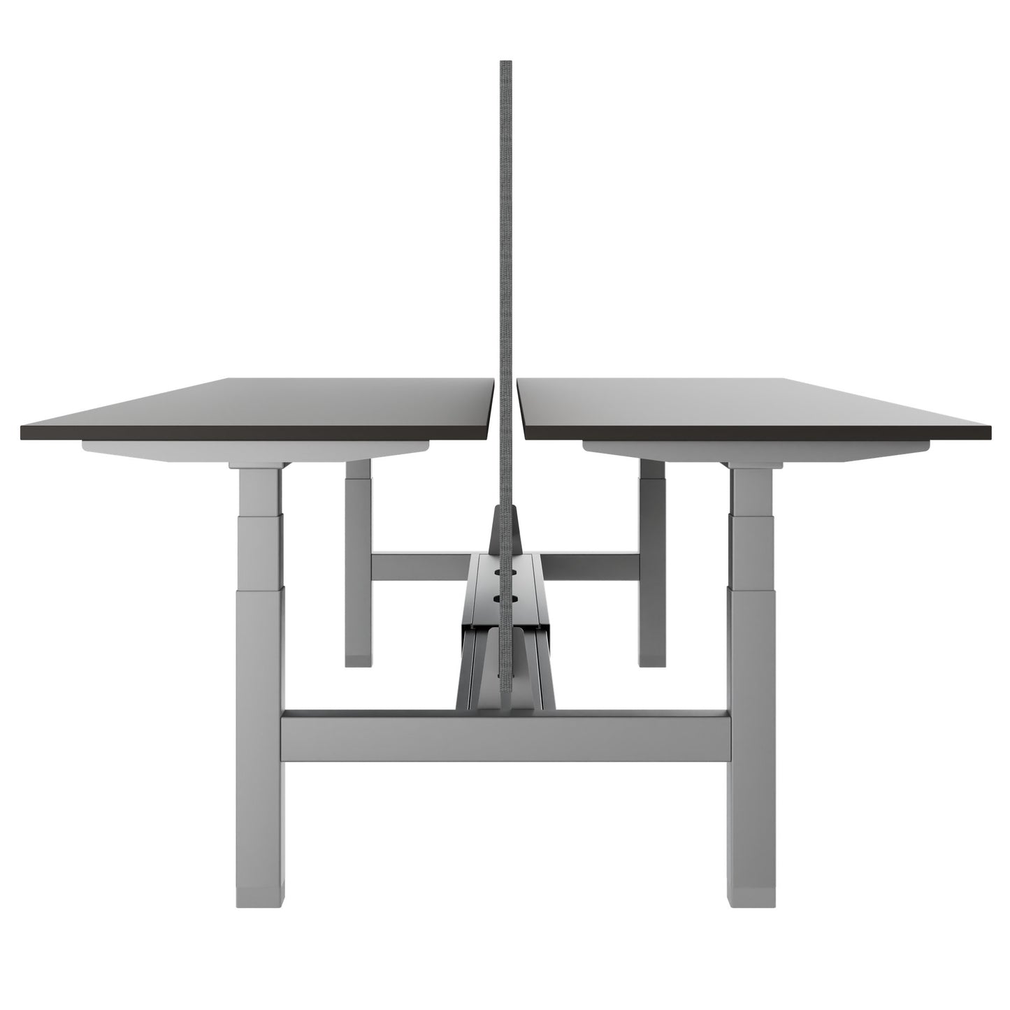 Bureau TELDRA Pro Team | 1600-1800 mm, réglable en hauteur électriquement, gris cubanite