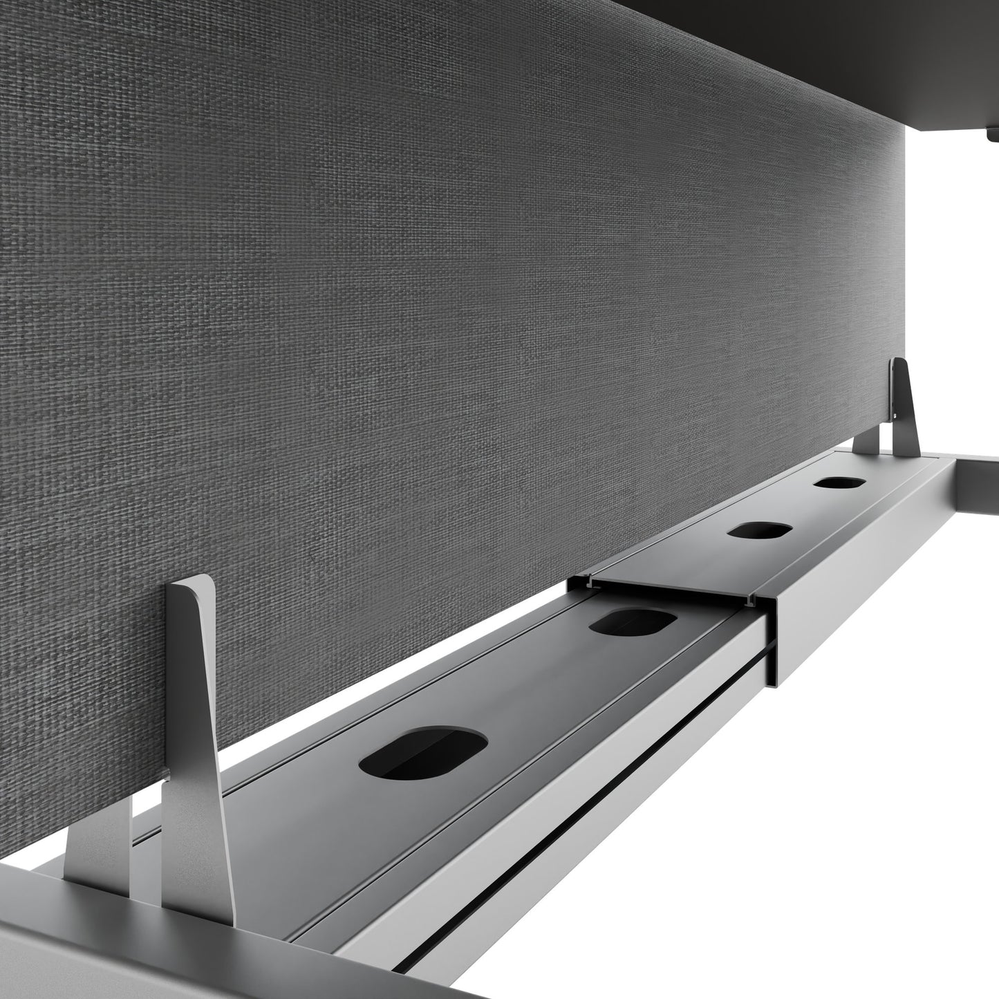 Bureau TELDRA Pro Team | 1600-1800 mm, réglable en hauteur électriquement, gris cubanite