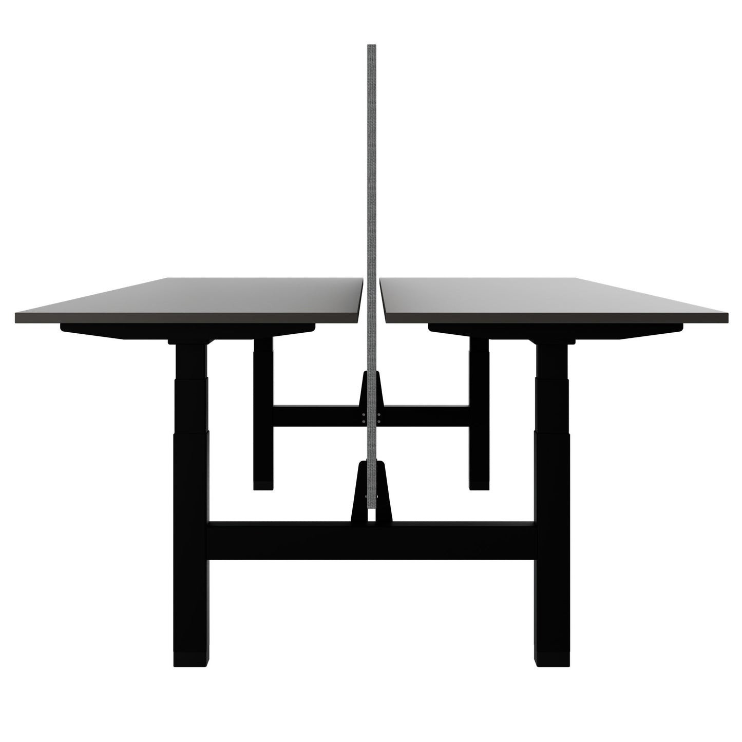 Bureau TELDRA Pro Team | 1600-1800 mm, réglable en hauteur électriquement, gris cubanite