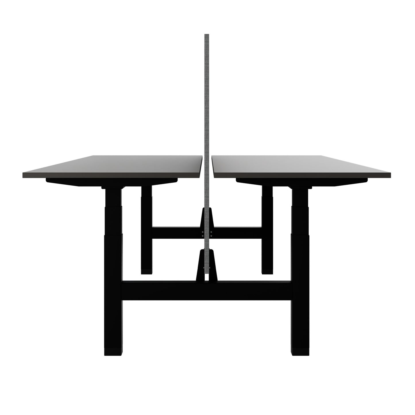 Bureau TELDRA Pro Team | 1600-1800 mm, réglable en hauteur électriquement, gris cubanite