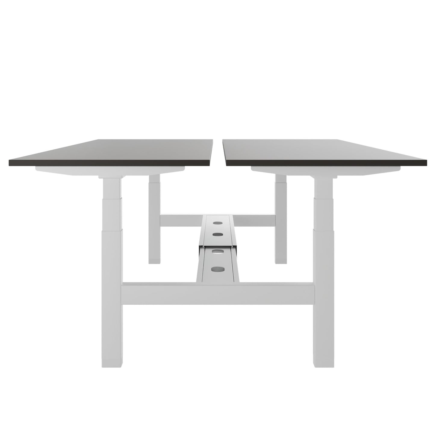 Bureau TELDRA Pro Team | 1600-1800 mm, réglable en hauteur électriquement, gris cubanite