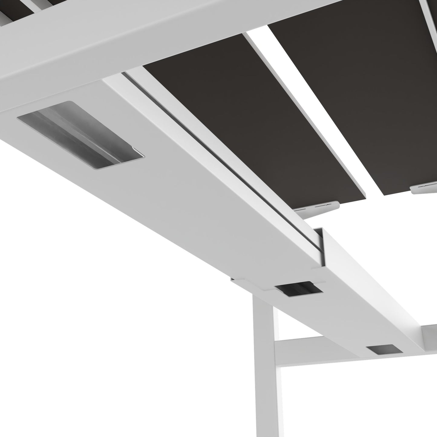 Bureau TELDRA Pro Team | 1600-1800 mm, réglable en hauteur électriquement, gris cubanite