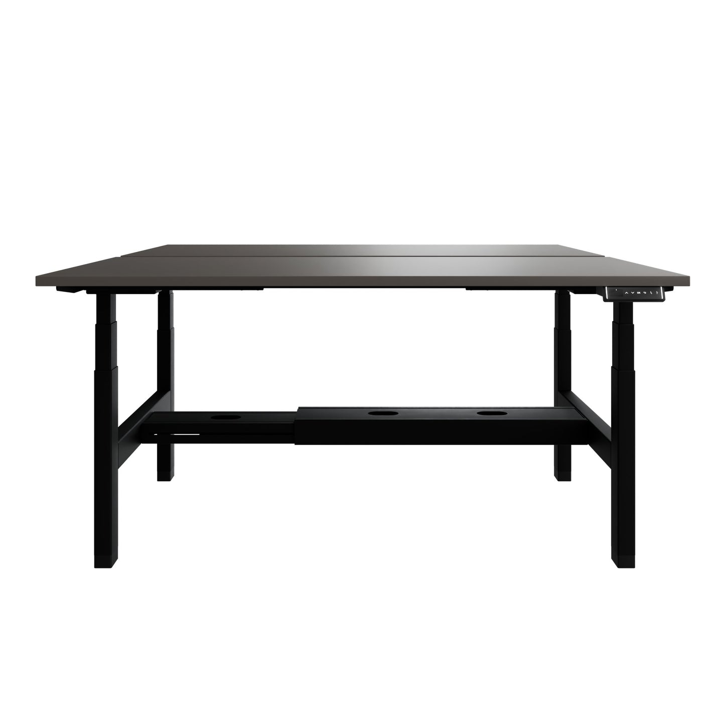 Bureau TELDRA Pro Team | 1600-1800 mm, réglable en hauteur électriquement, gris cubanite