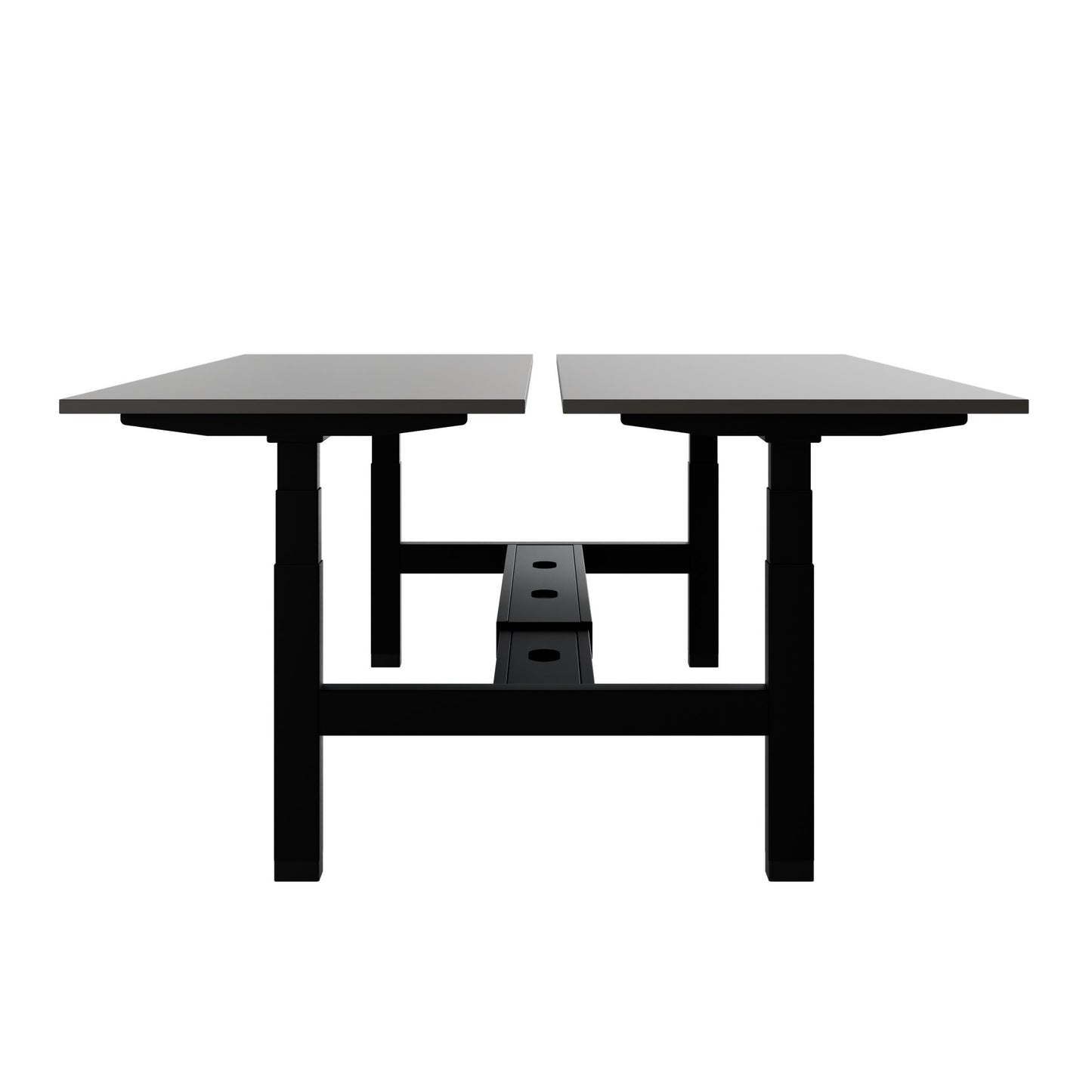 Bureau TELDRA Pro Team | 1600-1800 mm, réglable en hauteur électriquement, gris cubanite