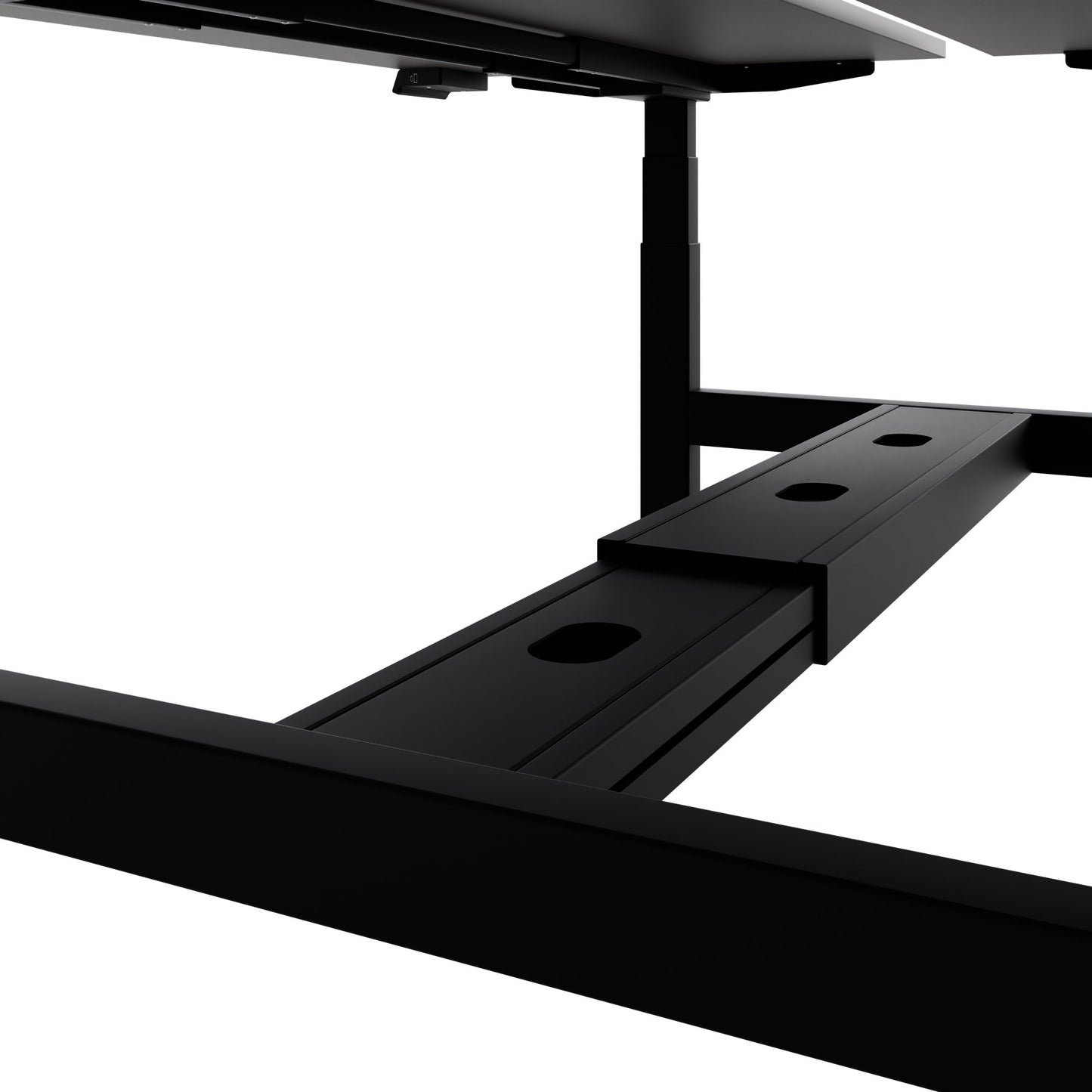 Bureau TELDRA Pro Team | 1600-1800 mm, réglable en hauteur électriquement, gris cubanite