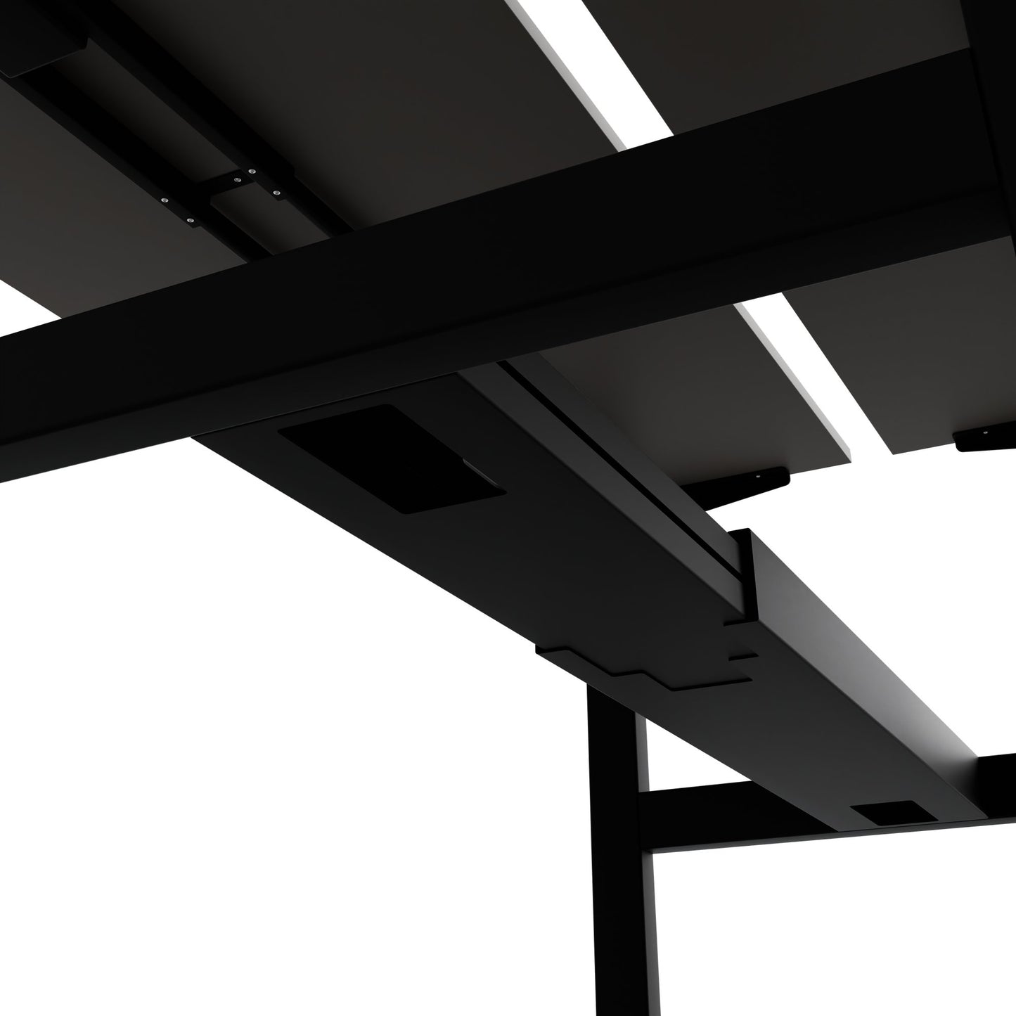 Bureau TELDRA Pro Team | 1600-1800 mm, réglable en hauteur électriquement, gris cubanite