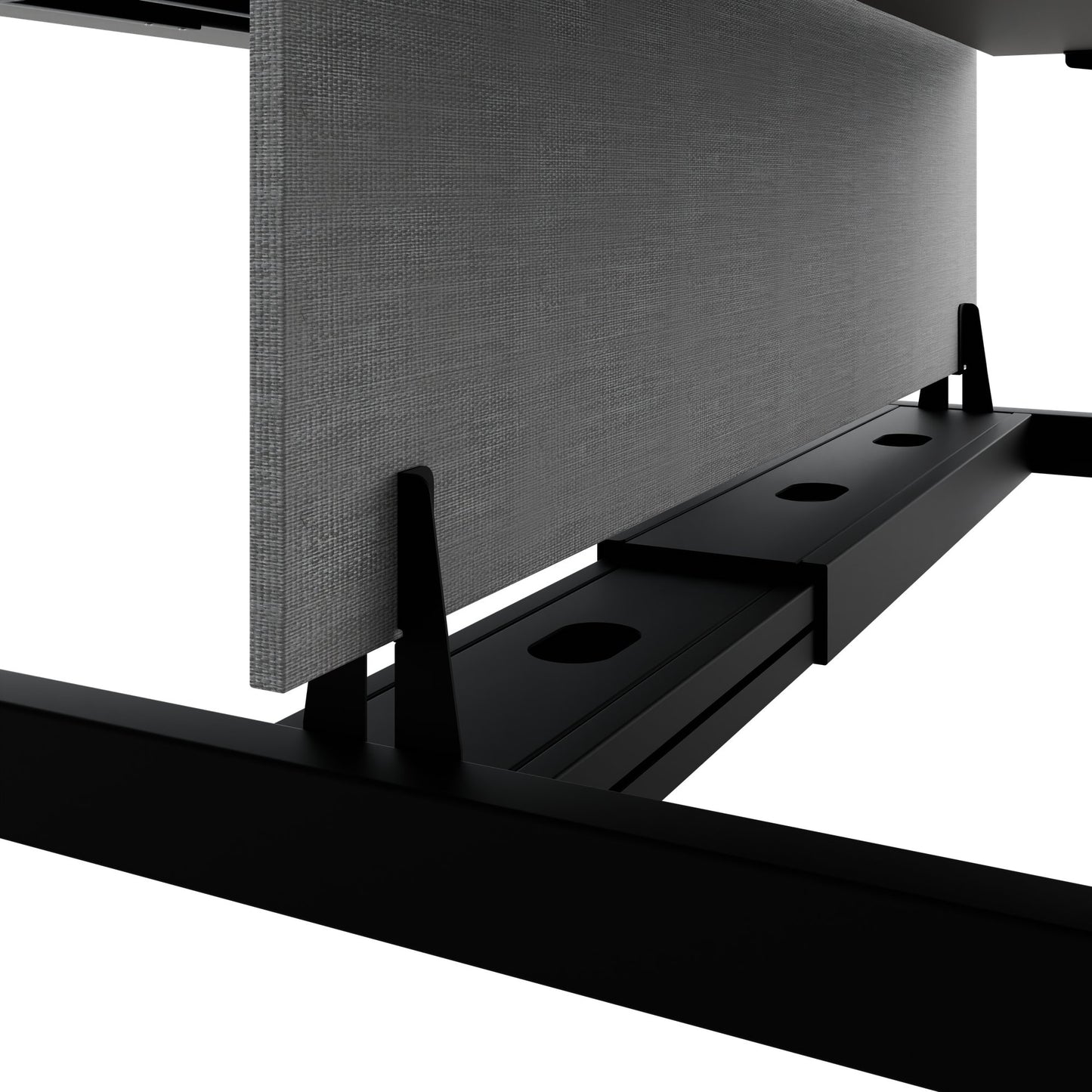 Bureau TELDRA Pro Team | 1600-1800 mm, réglable en hauteur électriquement, gris cubanite