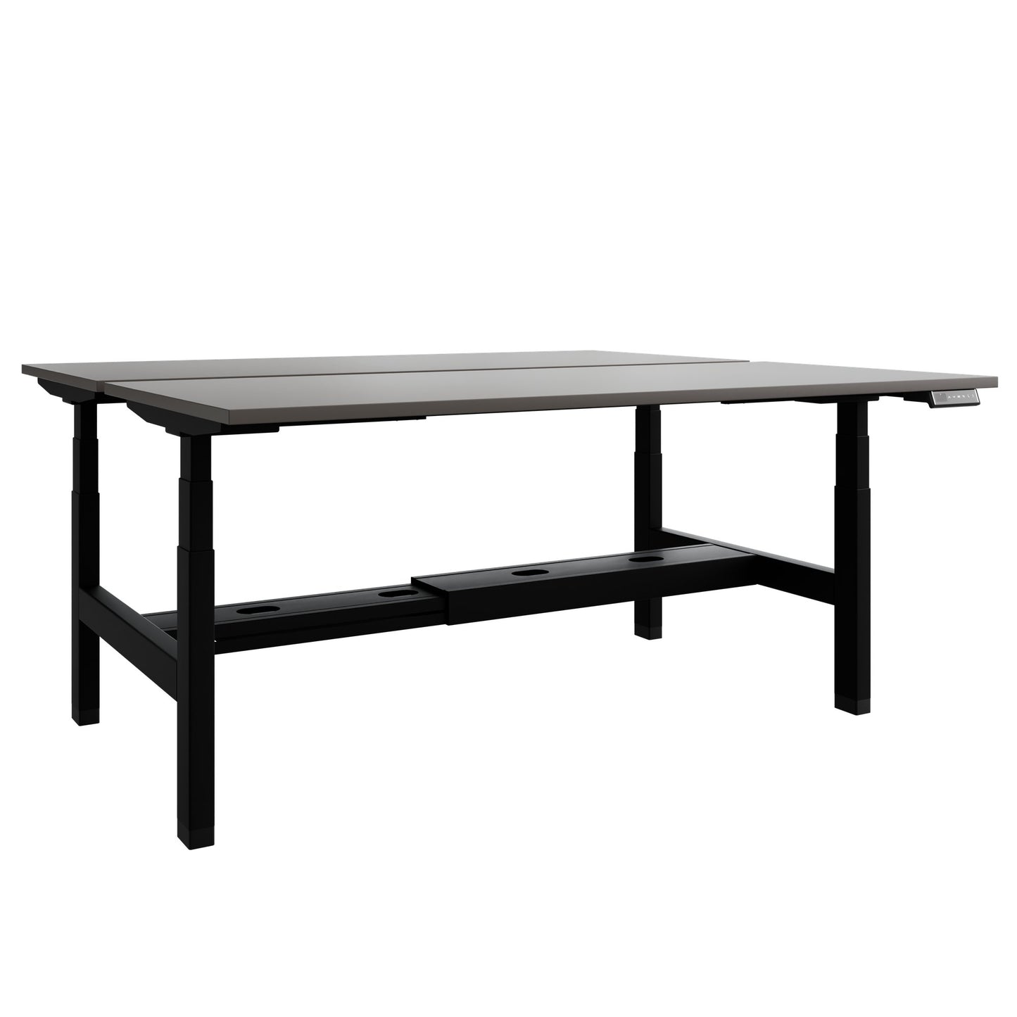 Bureau TELDRA Pro Team | 1600-1800 mm, réglable en hauteur électriquement, gris cubanite