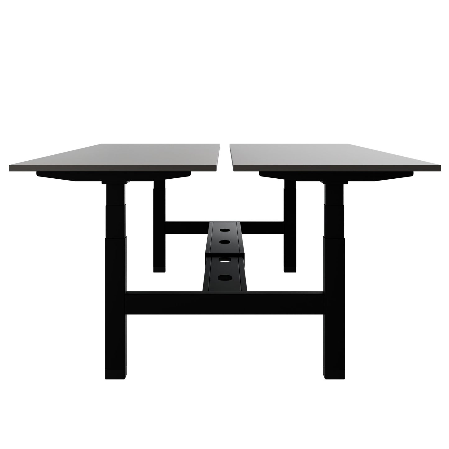 Bureau TELDRA Pro Team | 1600-1800 mm, réglable en hauteur électriquement, gris cubanite