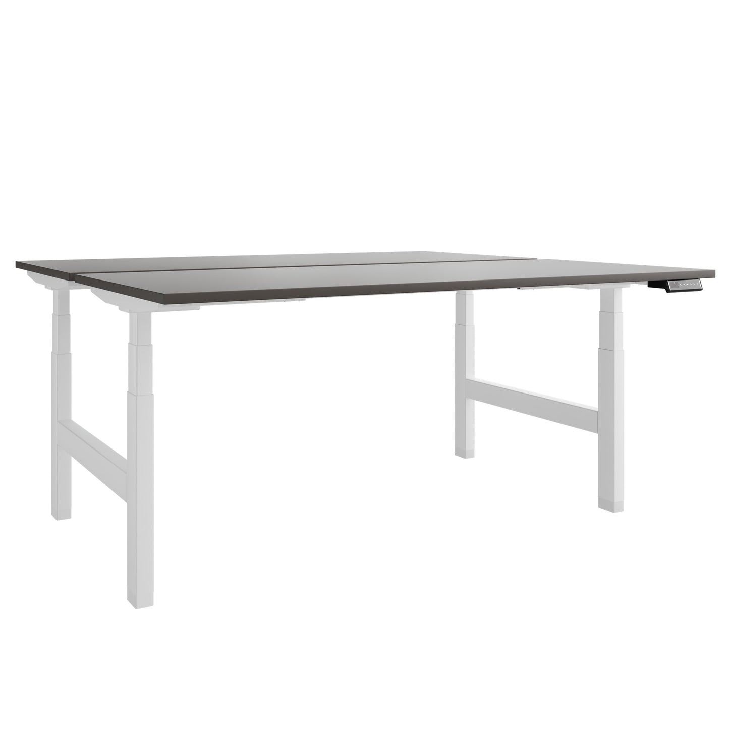 Bureau TELDRA Pro Team | 1600-1800 mm, réglable en hauteur électriquement, gris cubanite