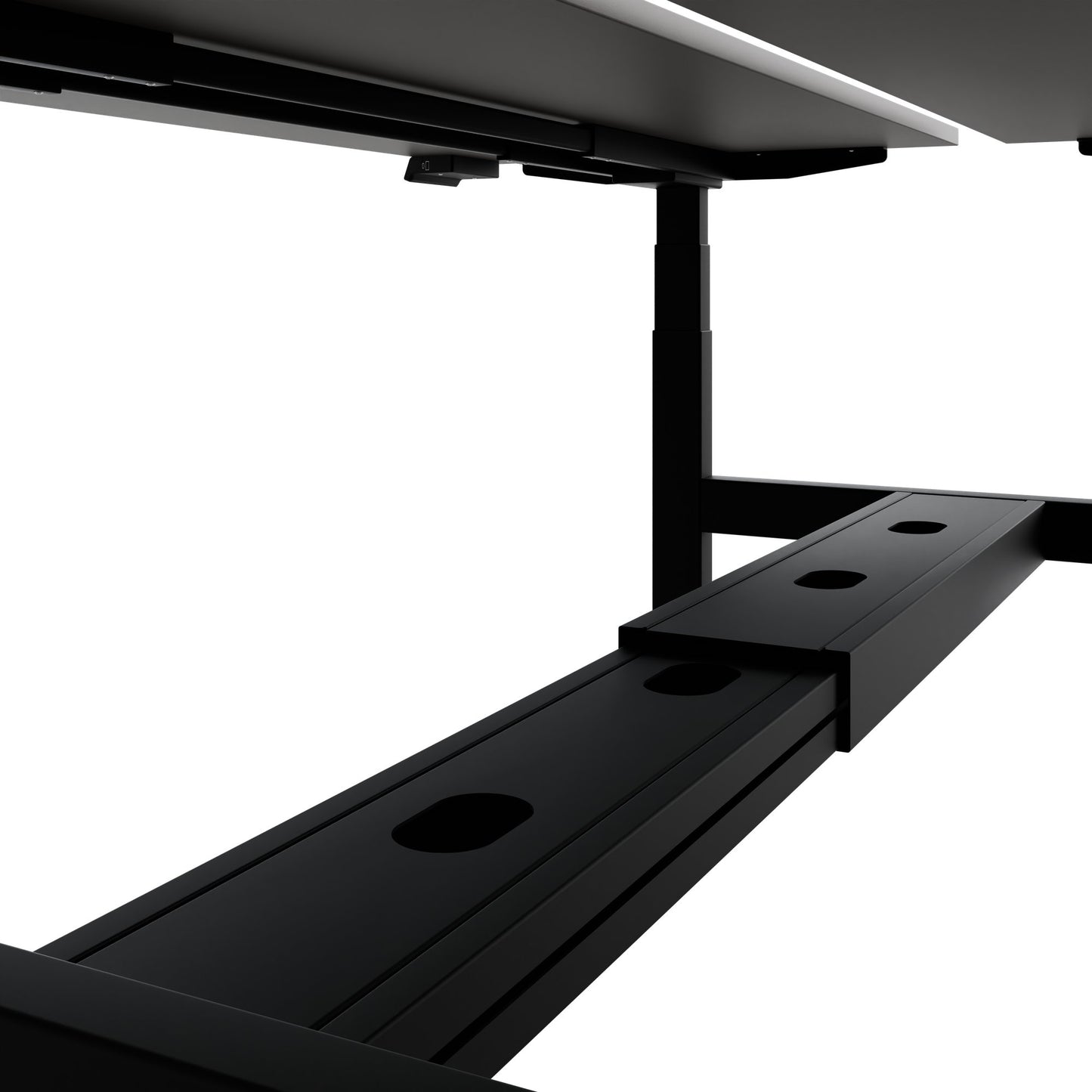 Bureau TELDRA Pro Team | 1600-1800 mm, réglable en hauteur électriquement, gris cubanite