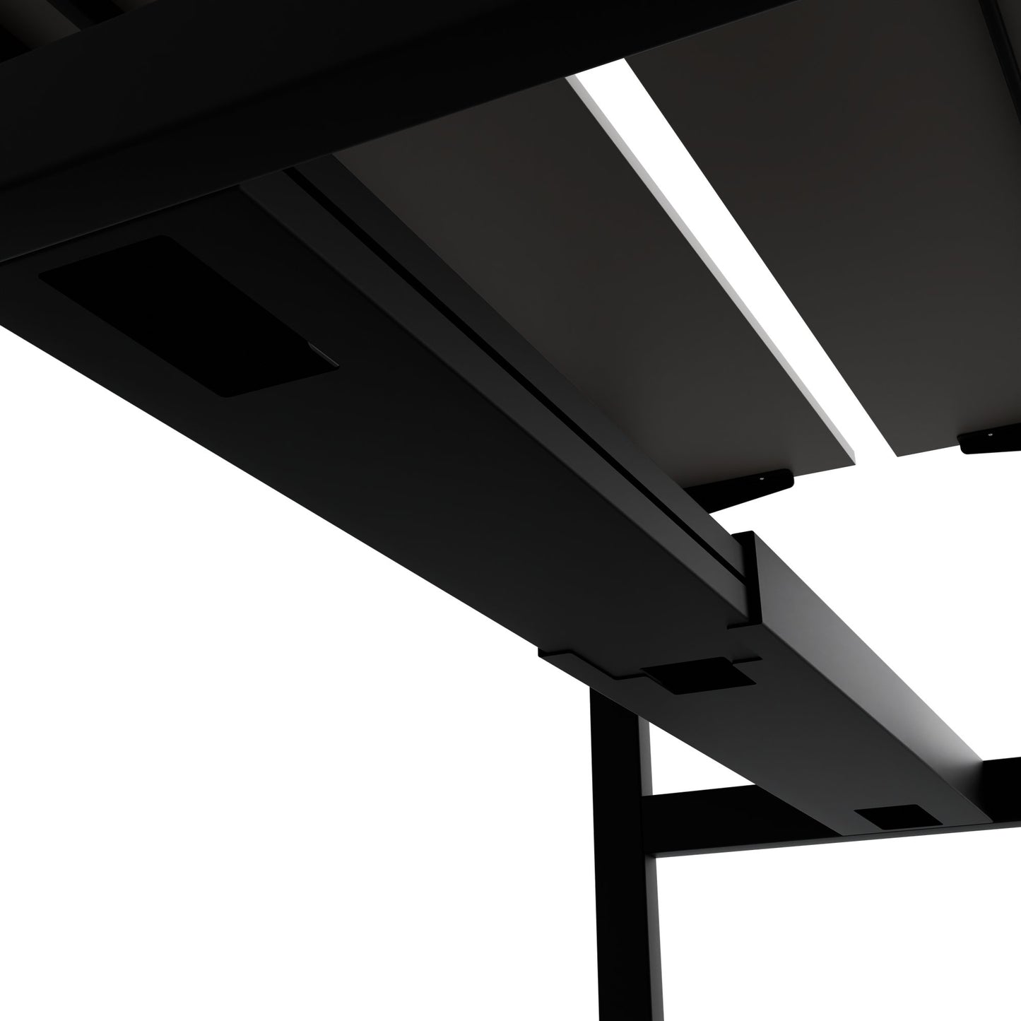 Bureau TELDRA Pro Team | 1600-1800 mm, réglable en hauteur électriquement, gris cubanite