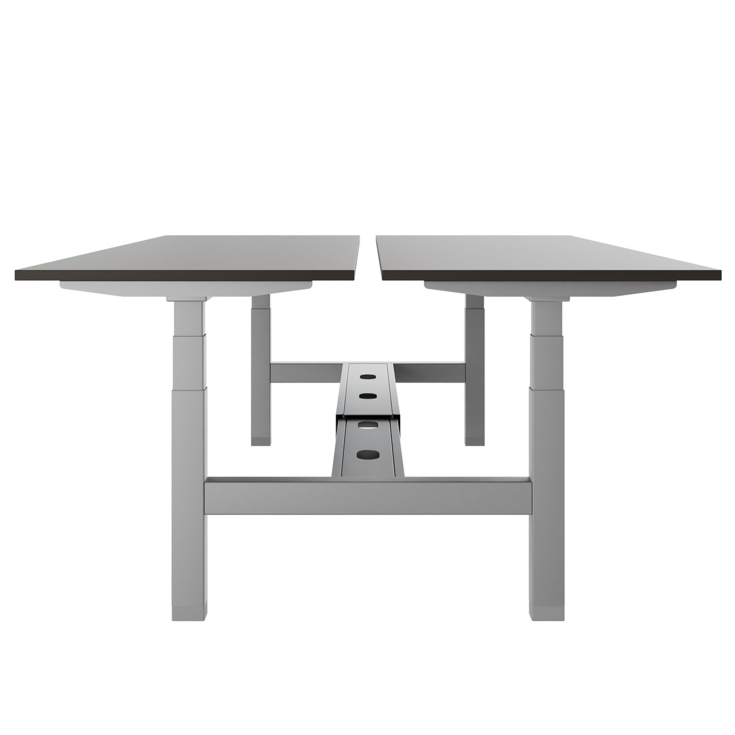 Bureau TELDRA Pro Team | 1600-1800 mm, réglable en hauteur électriquement, gris cubanite