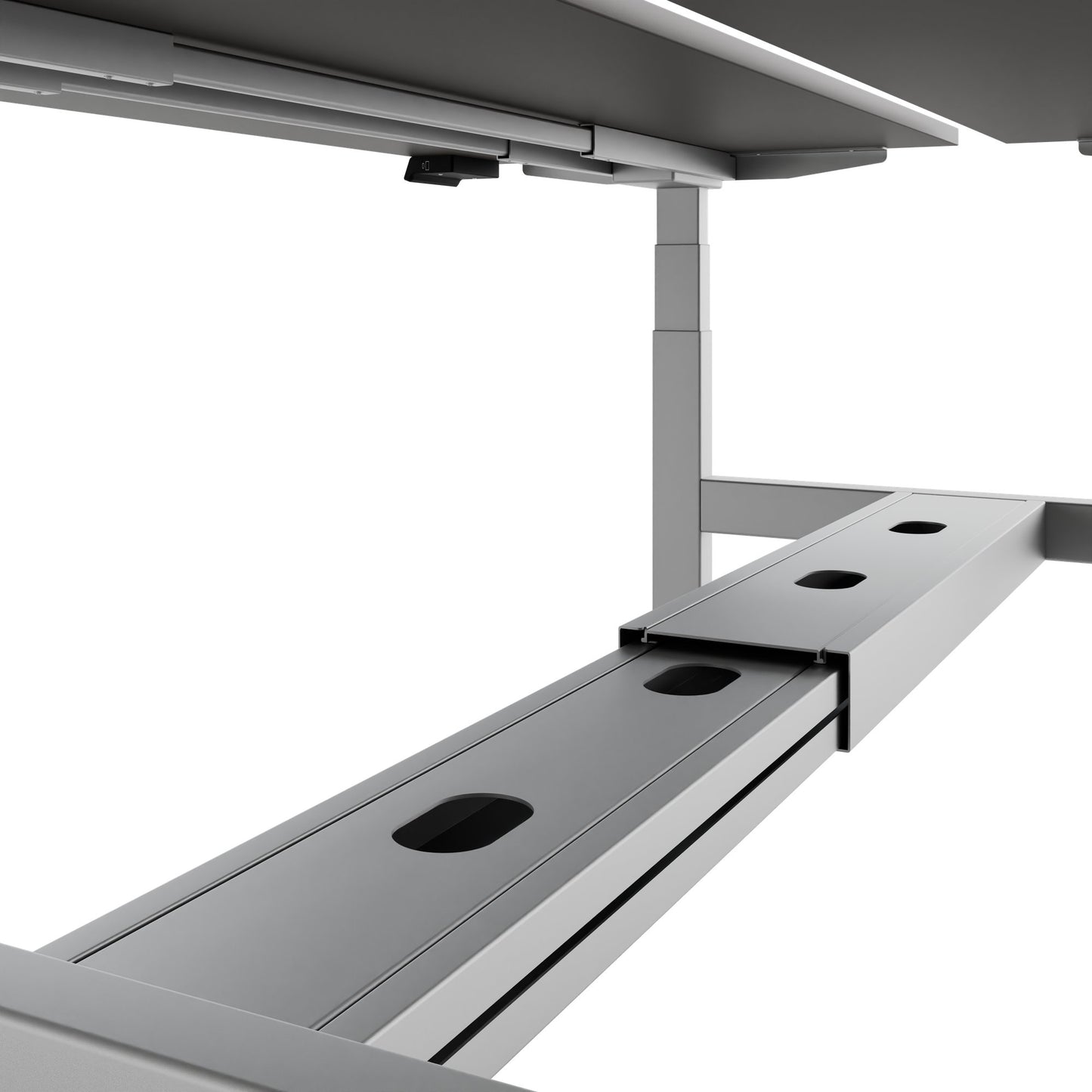 Bureau TELDRA Pro Team | 1600-1800 mm, réglable en hauteur électriquement, gris cubanite