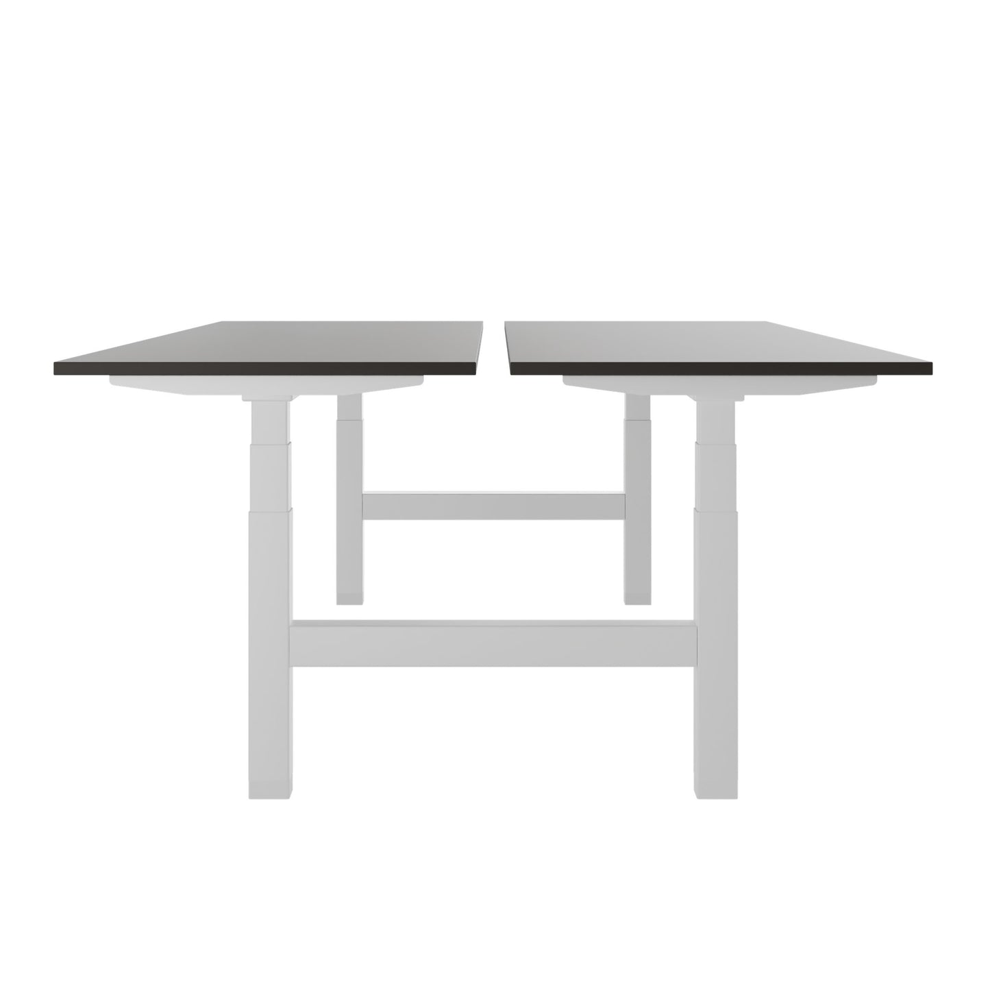 Bureau TELDRA Pro Team | 1600-1800 mm, réglable en hauteur électriquement, gris cubanite