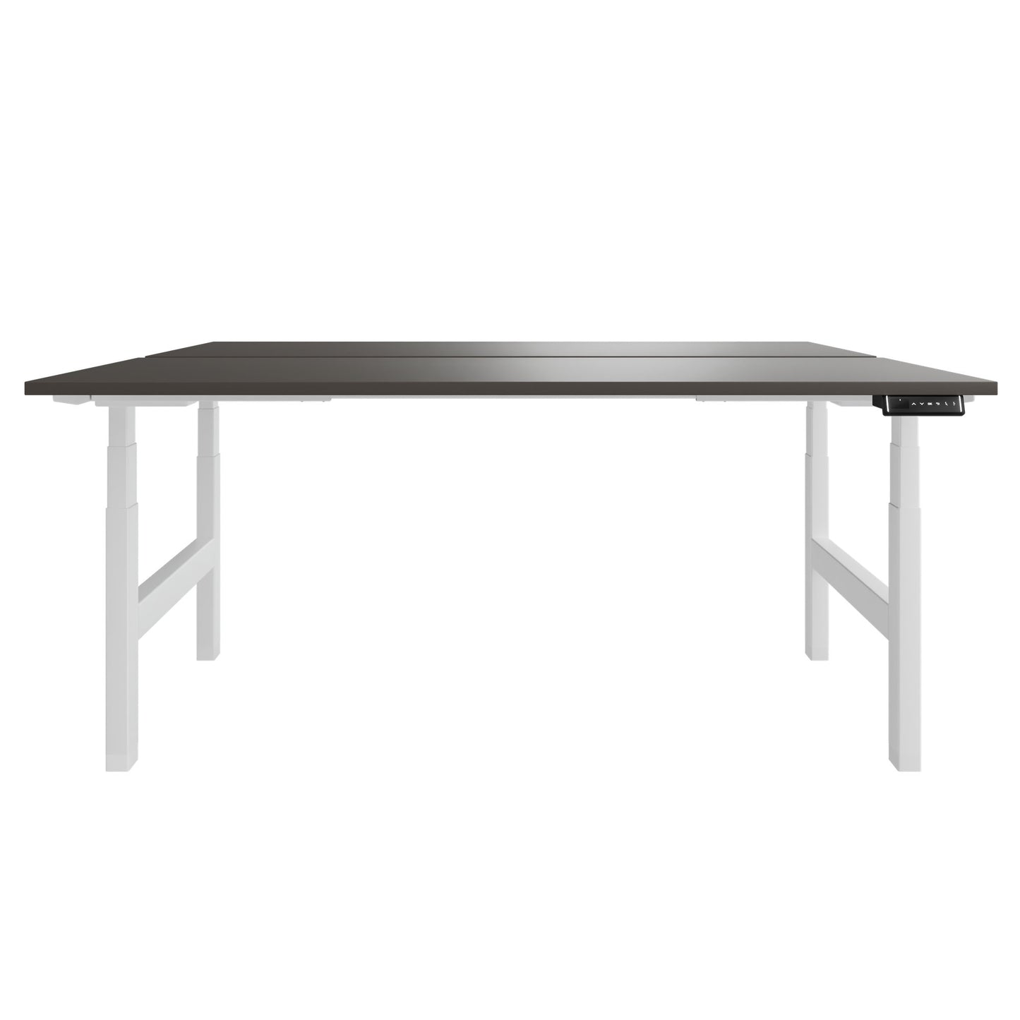 Bureau TELDRA Pro Team | 1600-1800 mm, réglable en hauteur électriquement, gris cubanite