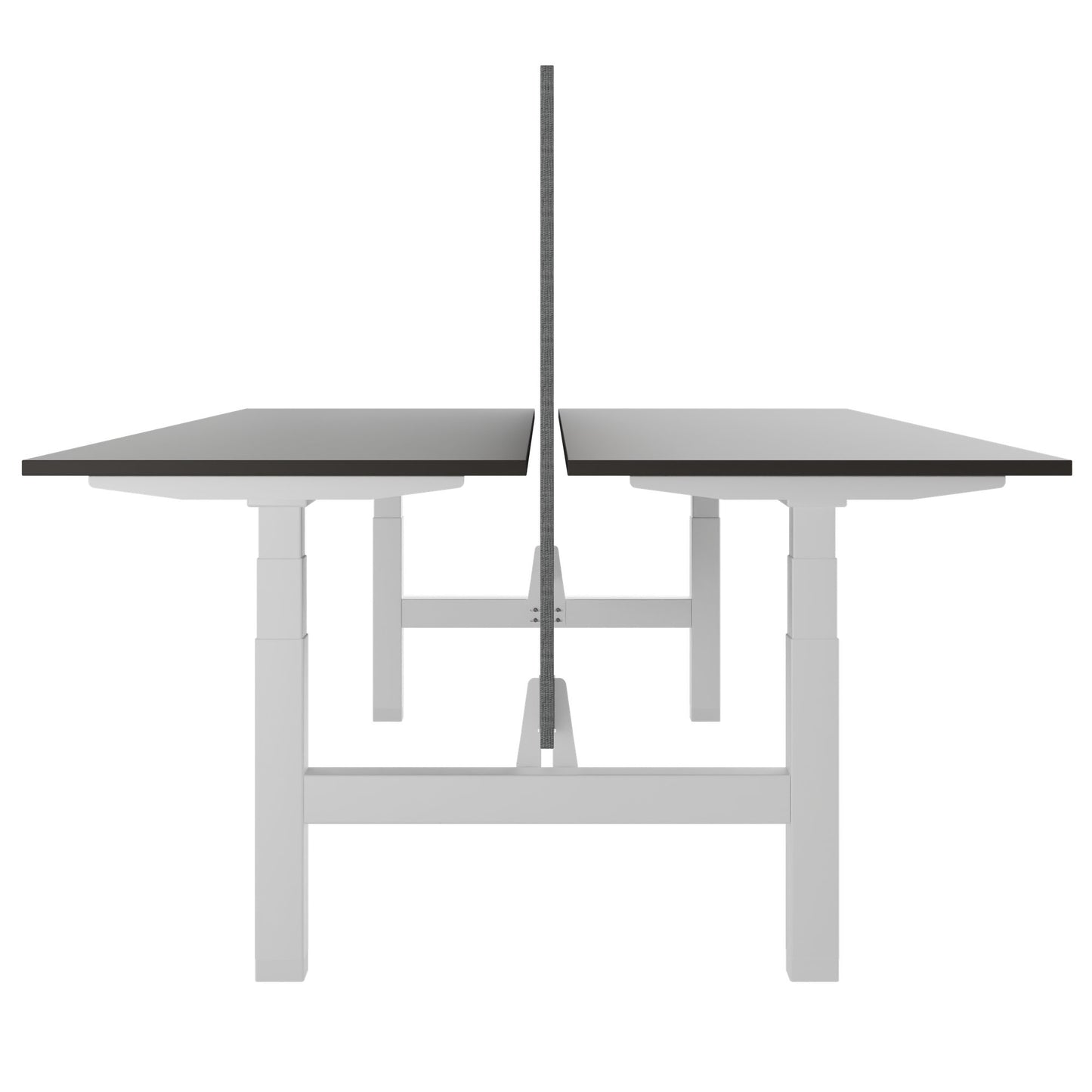 Bureau TELDRA Pro Team | 1600-1800 mm, réglable en hauteur électriquement, gris cubanite