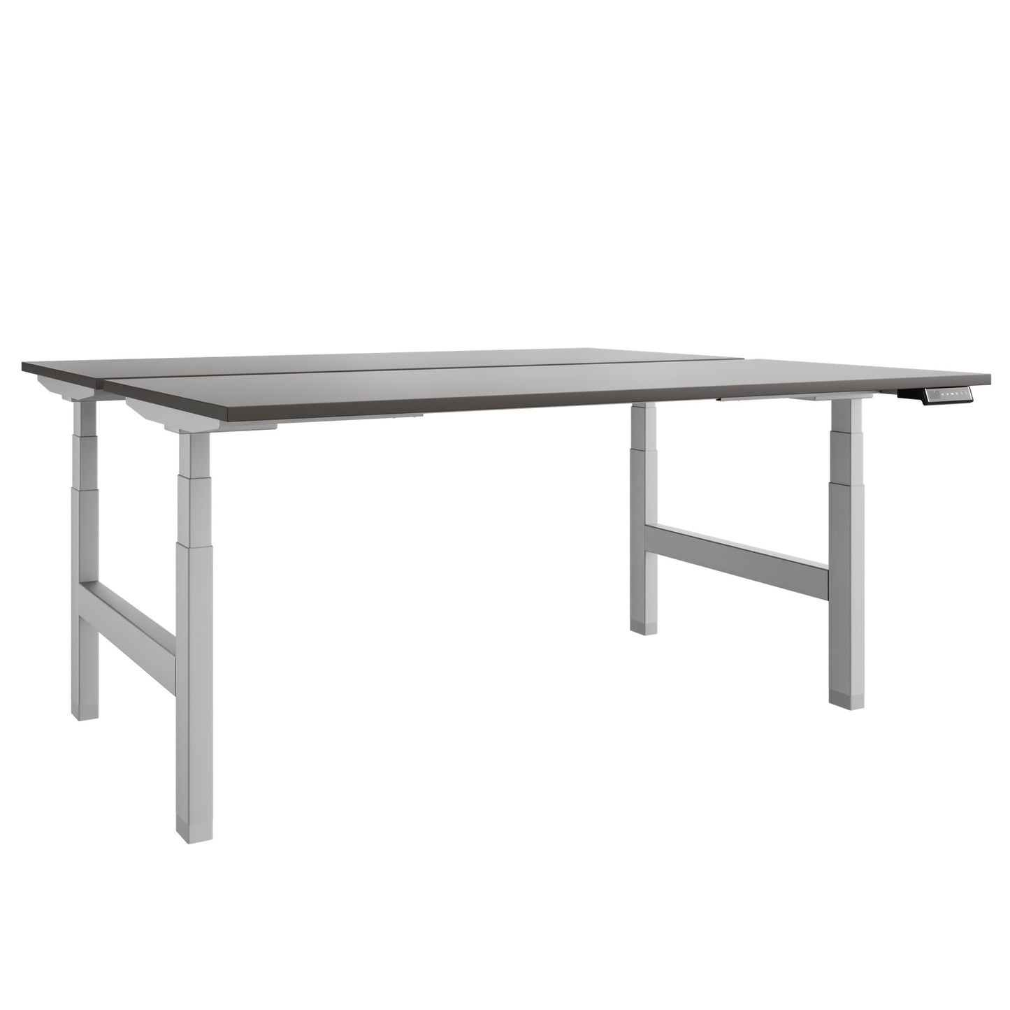 Bureau TELDRA Pro Team | 1600-1800 mm, réglable en hauteur électriquement, gris cubanite