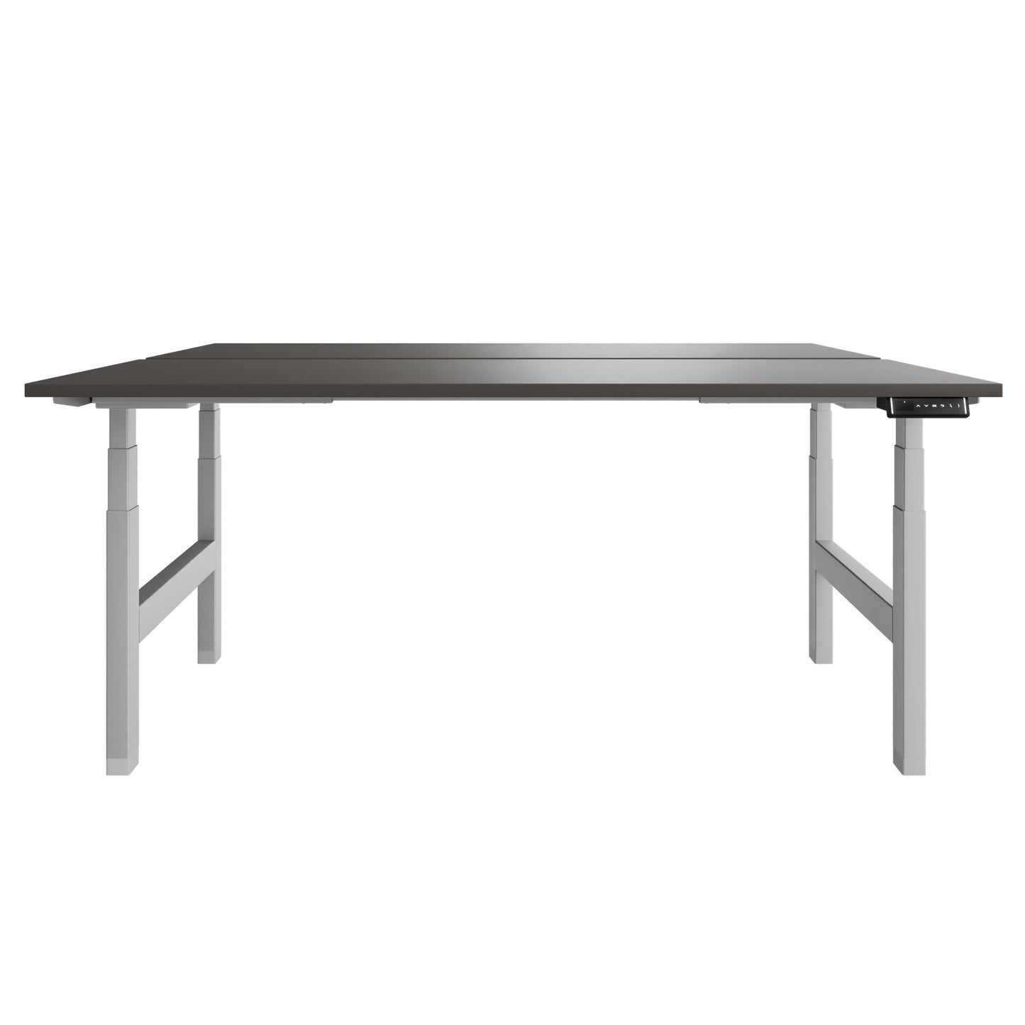 Bureau TELDRA Pro Team | 1600-1800 mm, réglable en hauteur électriquement, gris cubanite