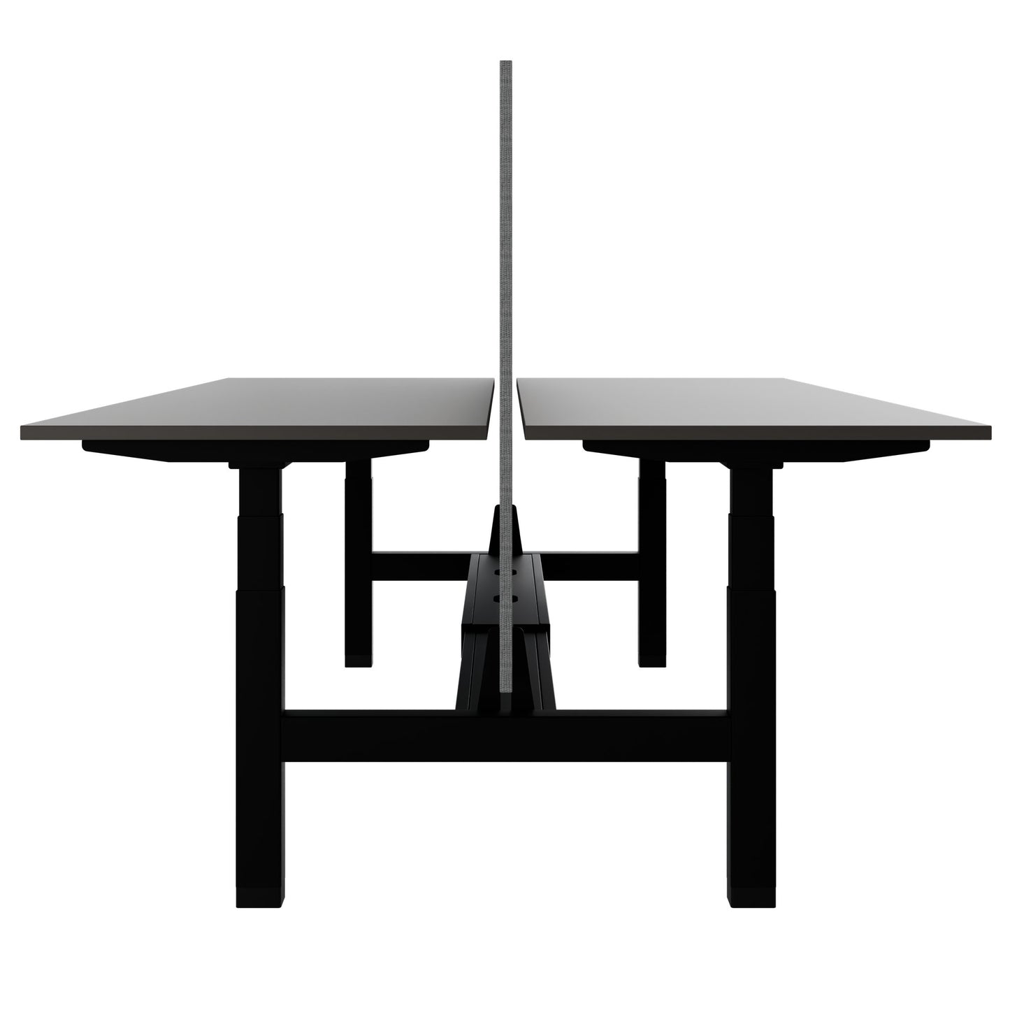 Bureau TELDRA Pro Team | 1600-1800 mm, réglable en hauteur électriquement, gris cubanite