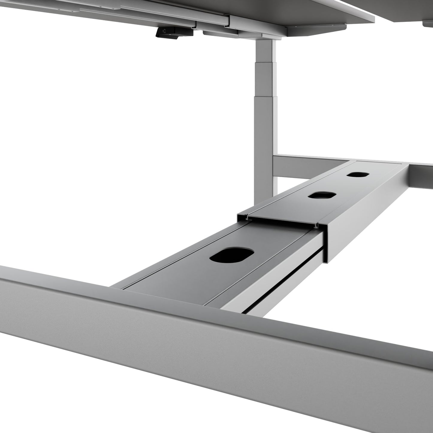 Bureau TELDRA Pro Team | 1600-1800 mm, réglable en hauteur électriquement, gris cubanite