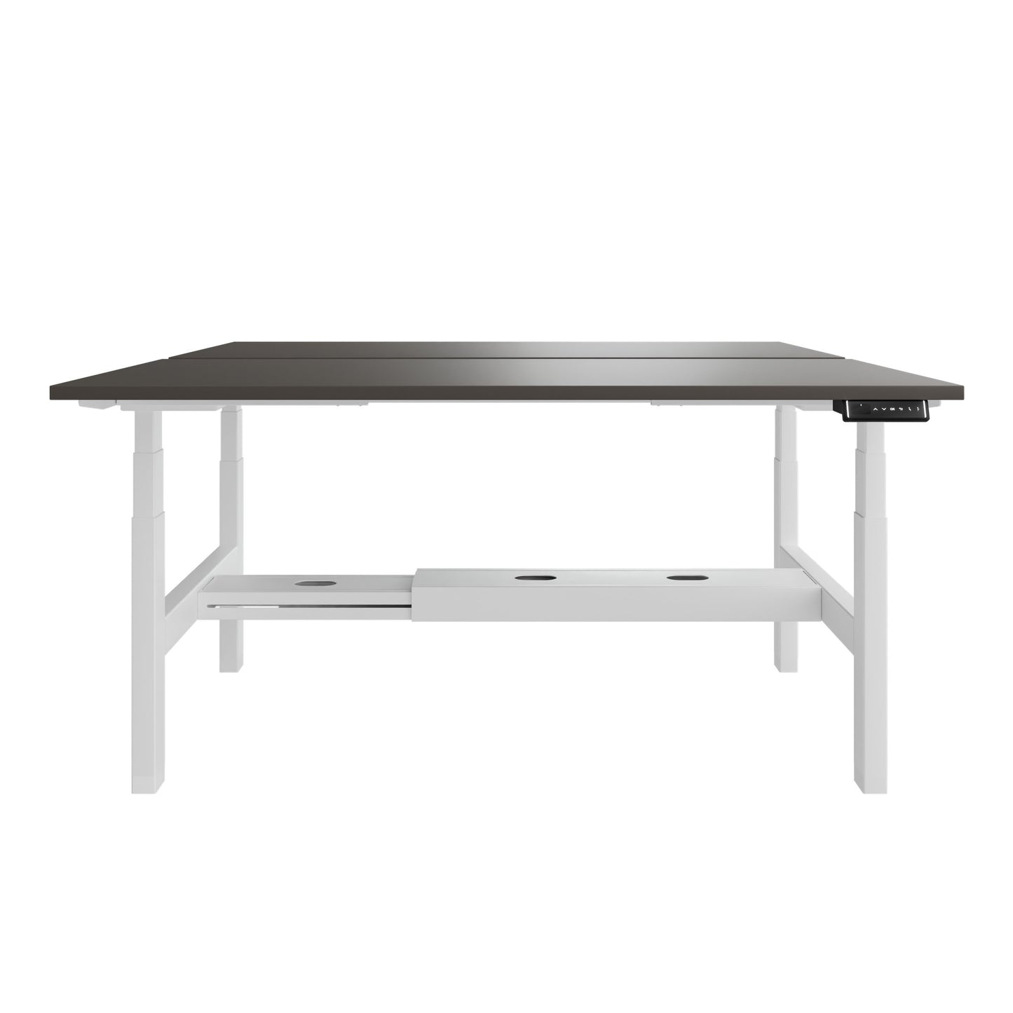 Bureau TELDRA Pro Team | 1600-1800 mm, réglable en hauteur électriquement, gris cubanite