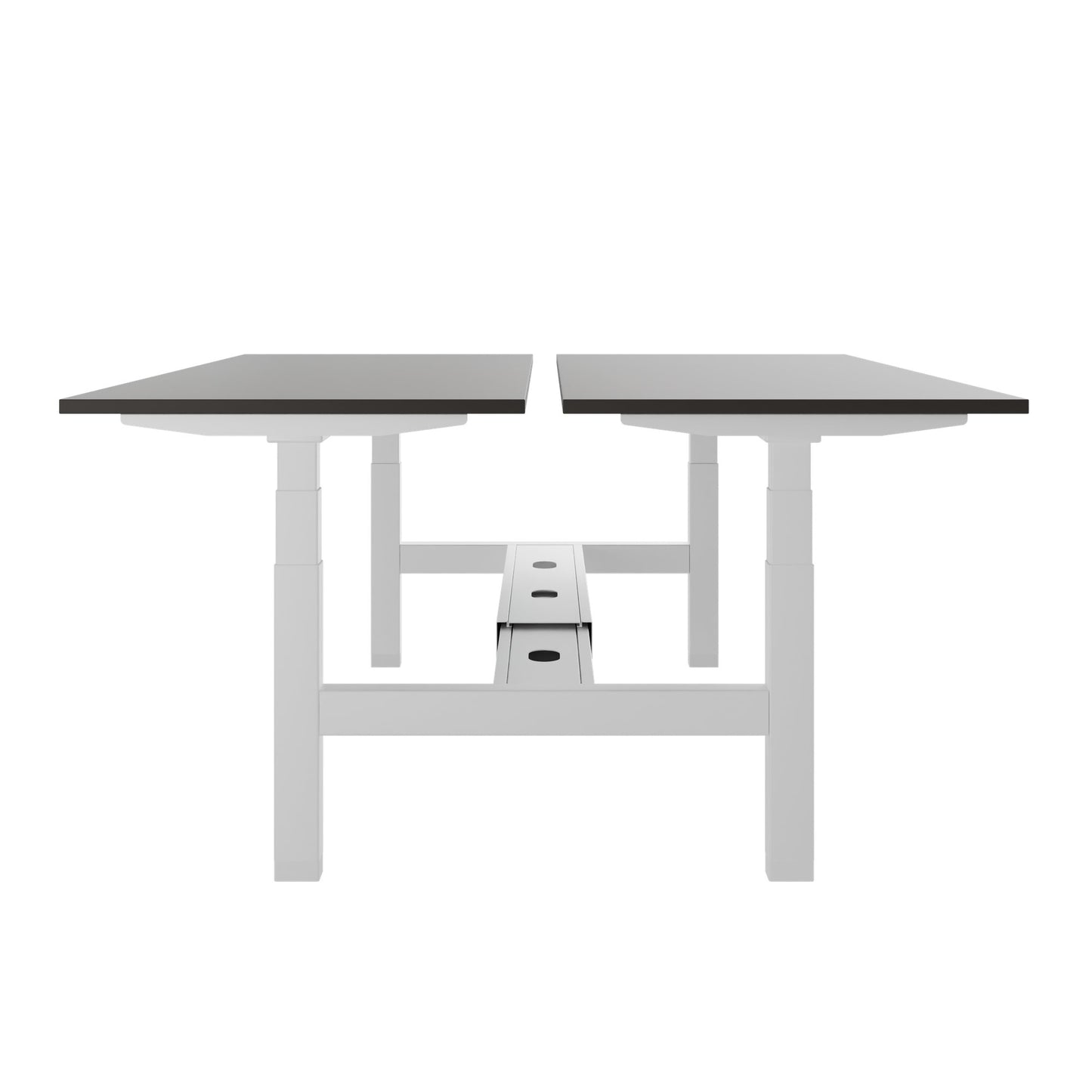 Bureau TELDRA Pro Team | 1600-1800 mm, réglable en hauteur électriquement, gris cubanite