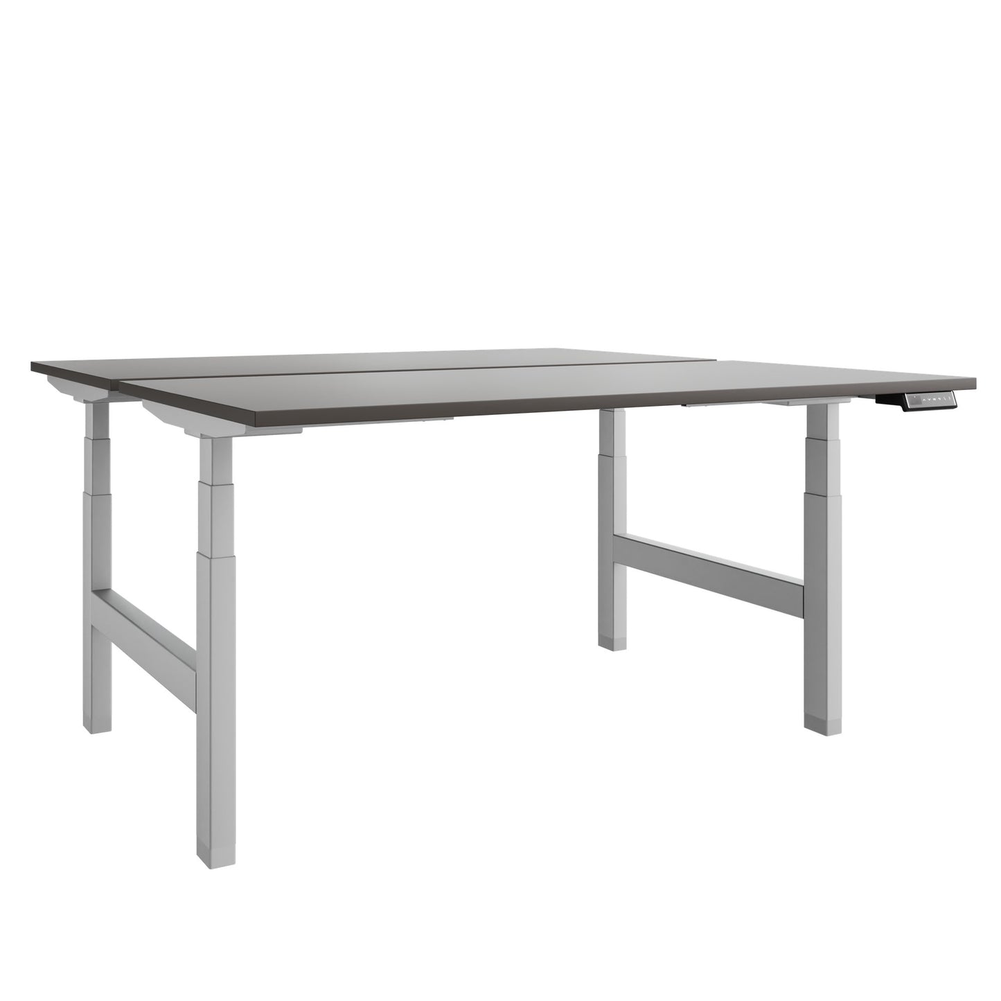 Bureau TELDRA Pro Team | 1600-1800 mm, réglable en hauteur électriquement, gris cubanite