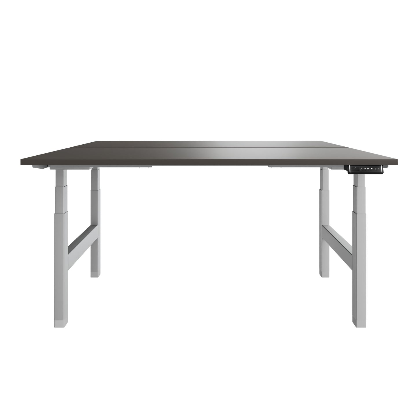 Bureau TELDRA Pro Team | 1600-1800 mm, réglable en hauteur électriquement, gris cubanite