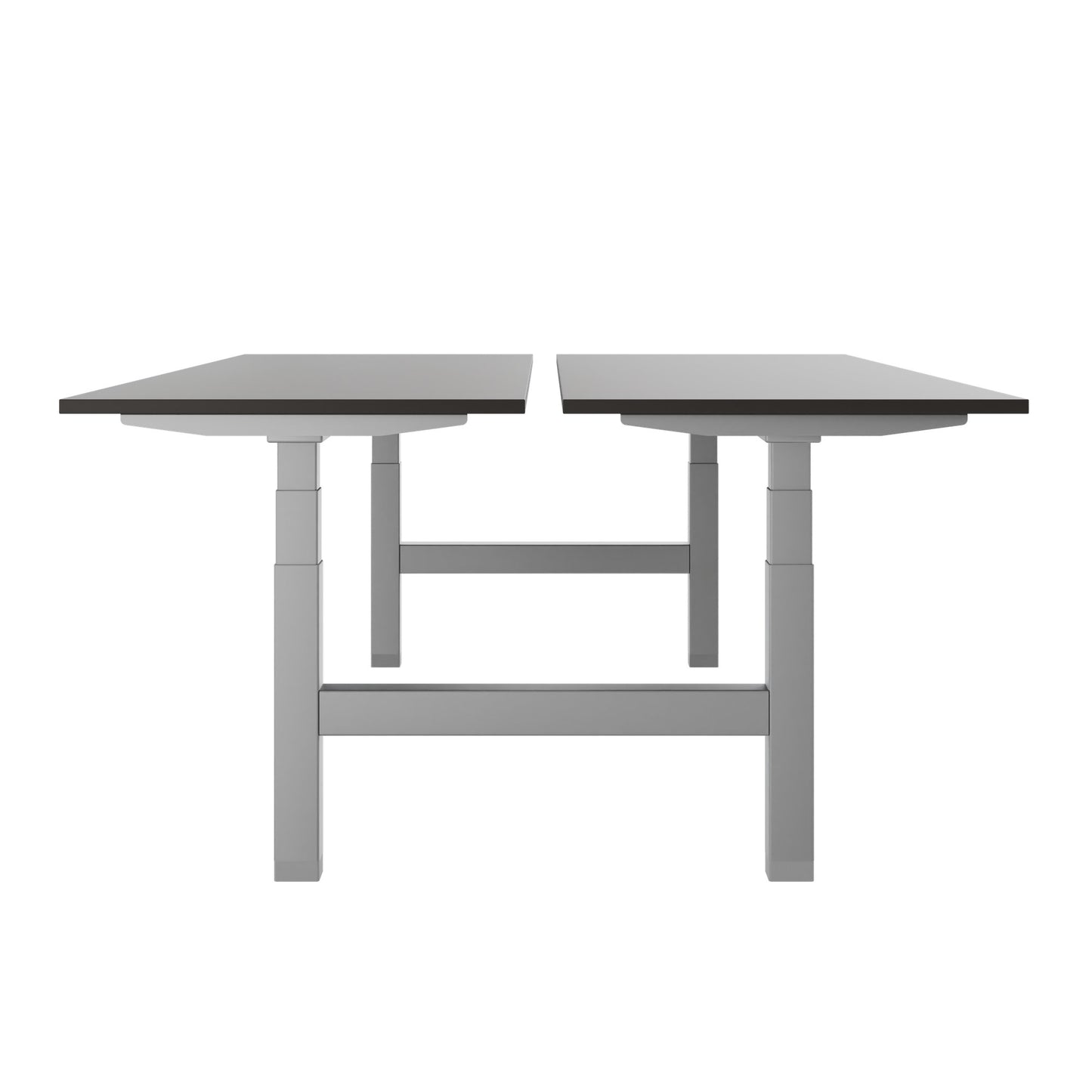 Bureau TELDRA Pro Team | 1600-1800 mm, réglable en hauteur électriquement, gris cubanite