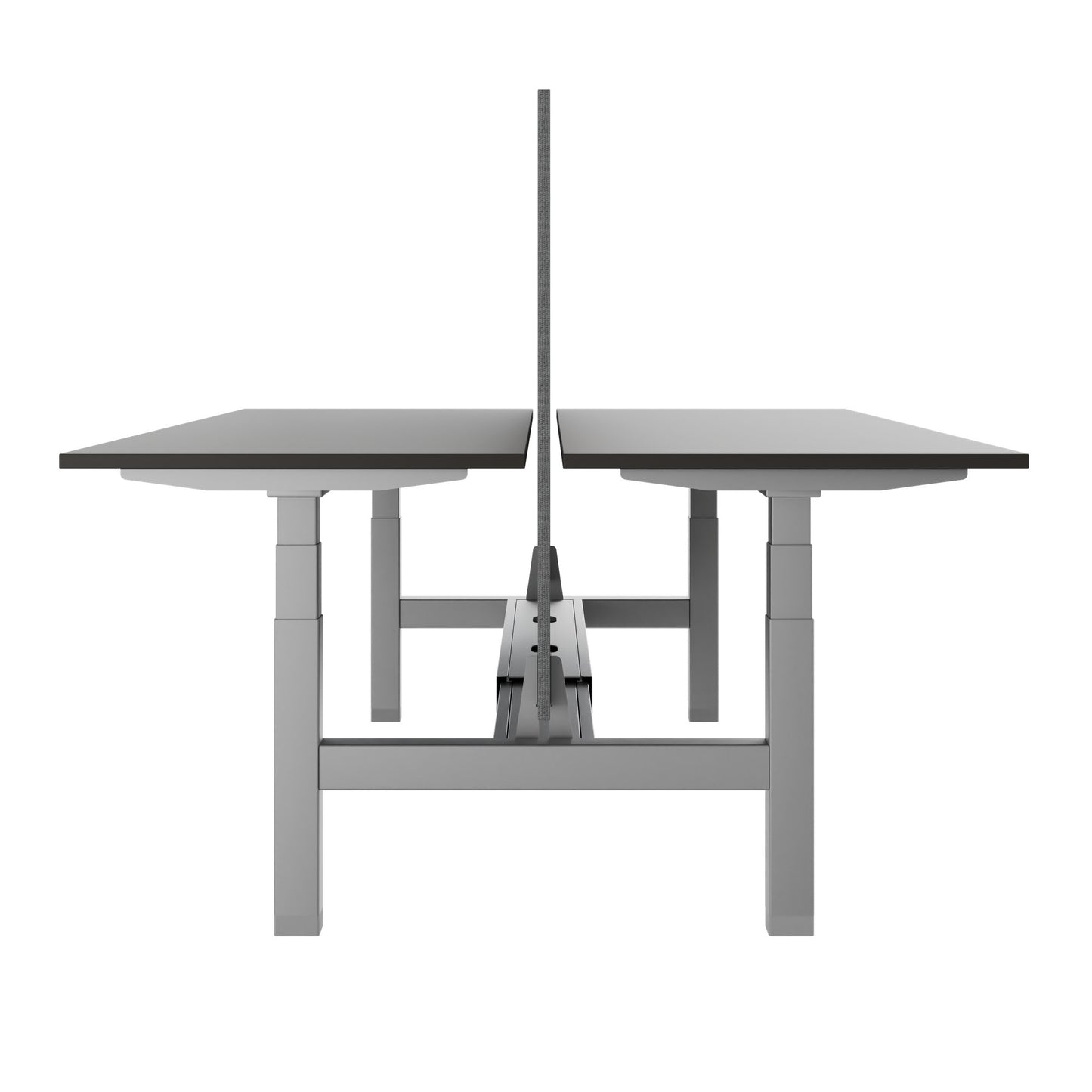 Bureau TELDRA Pro Team | 1600-1800 mm, réglable en hauteur électriquement, gris cubanite