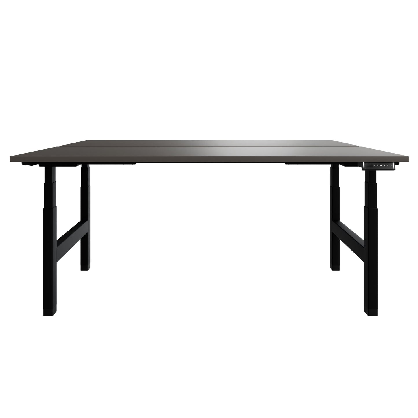 Bureau TELDRA Pro Team | 1600-1800 mm, réglable en hauteur électriquement, gris cubanite