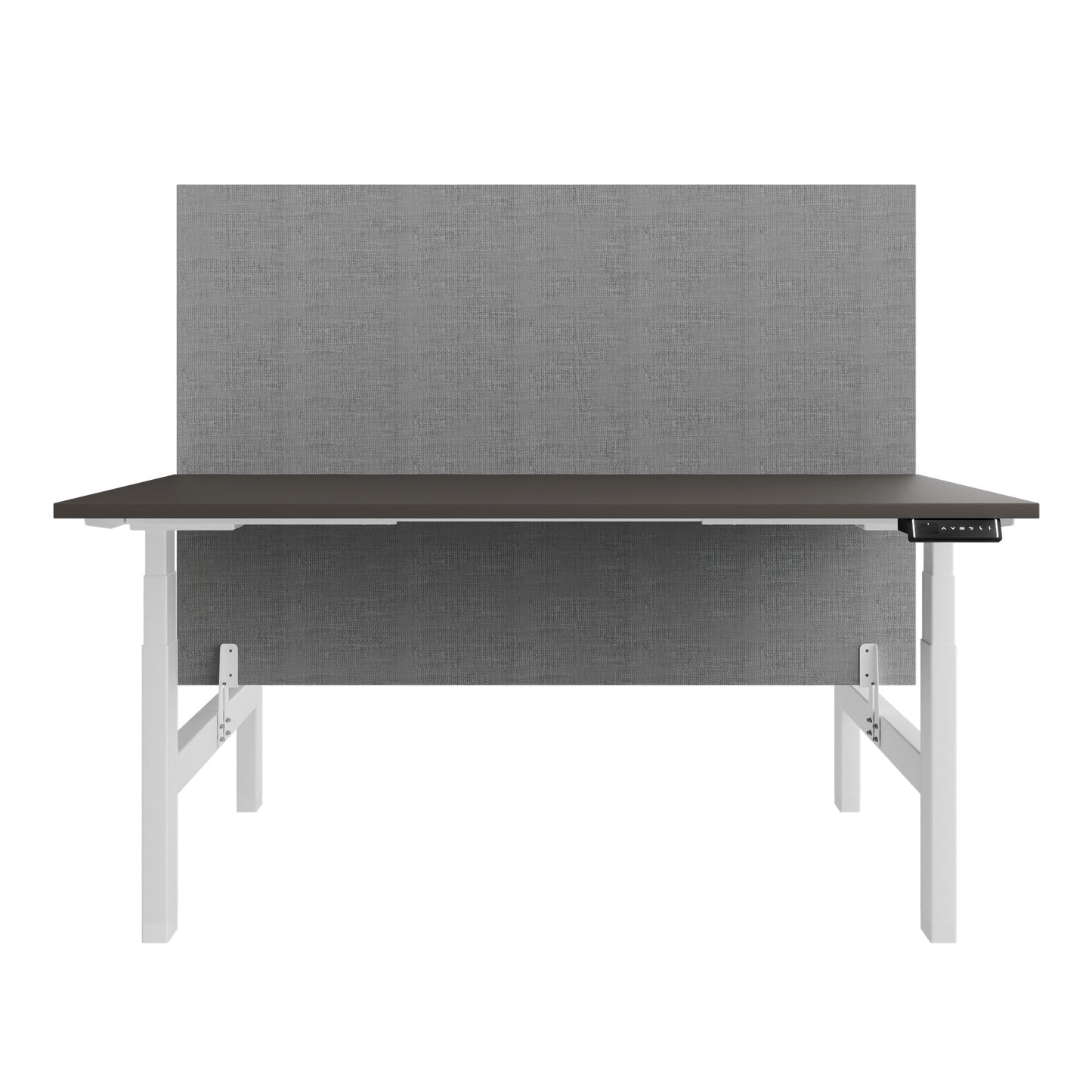 Bureau TELDRA Pro Team | 1600-1800 mm, réglable en hauteur électriquement, gris cubanite