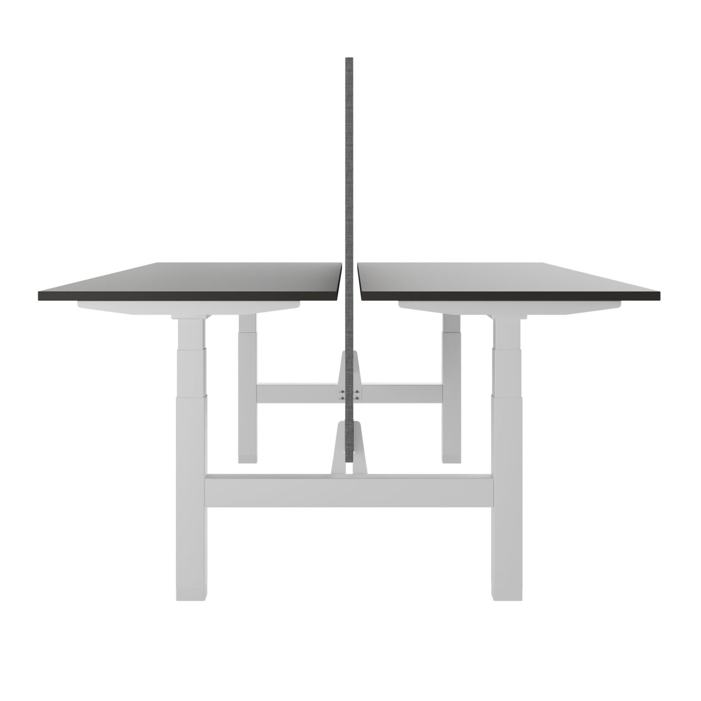 Bureau TELDRA Pro Team | 1600-1800 mm, réglable en hauteur électriquement, gris cubanite