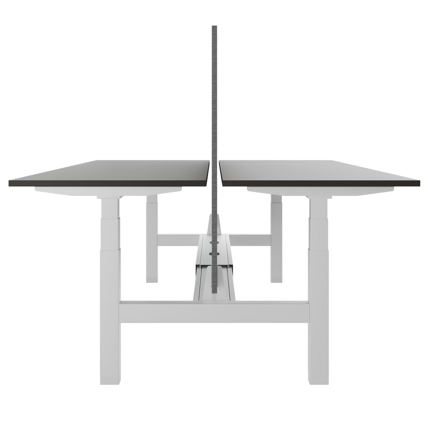 Bureau TELDRA Pro Team | 1600-1800 mm, réglable en hauteur électriquement, gris cubanite