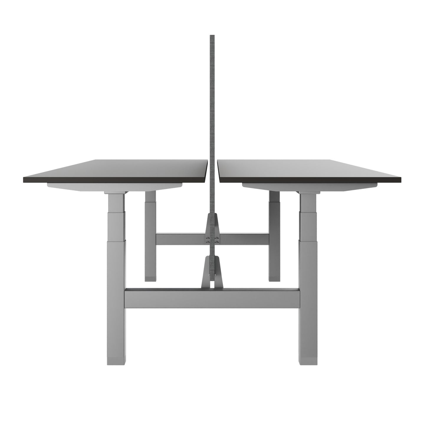 Bureau TELDRA Pro Team | 1600-1800 mm, réglable en hauteur électriquement, gris cubanite