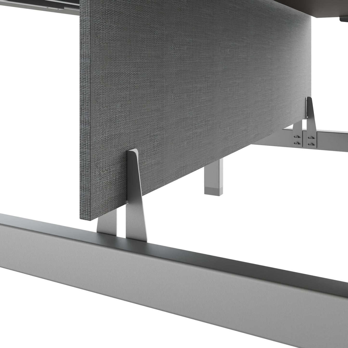 Bureau TELDRA Pro Team | 1600-1800 mm, réglable en hauteur électriquement, gris cubanite