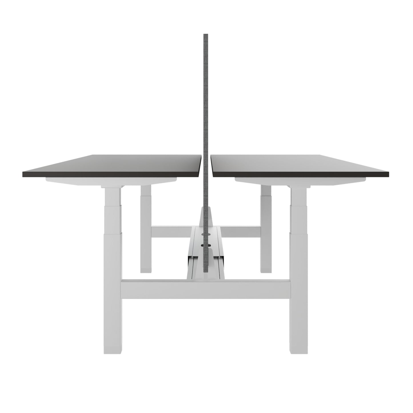 Bureau TELDRA Pro Team | 1600-1800 mm, réglable en hauteur électriquement, gris cubanite