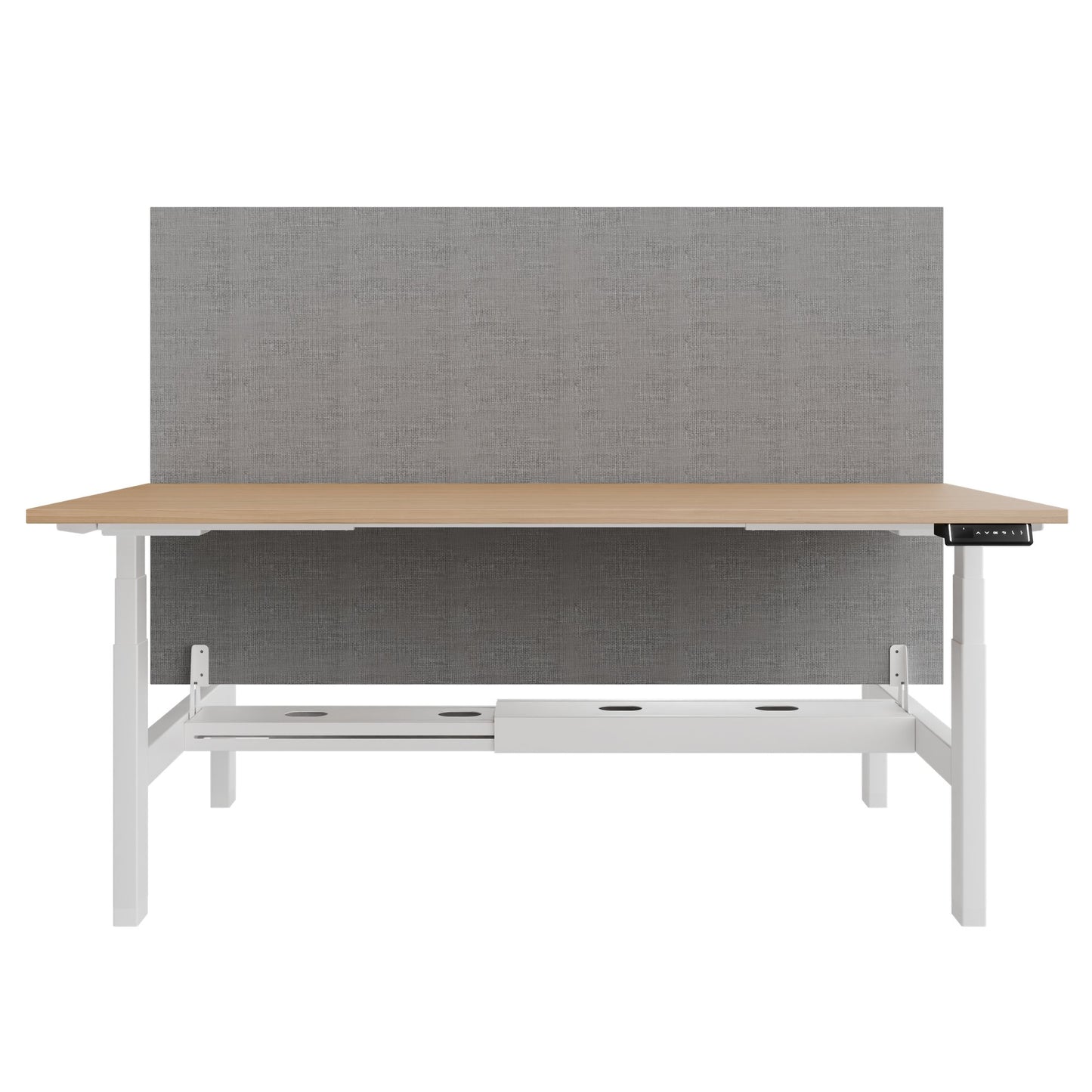 Bureau TELDRA Pro Team | 1600-1800 mm, réglable en hauteur électriquement, placage-chêne-véritable