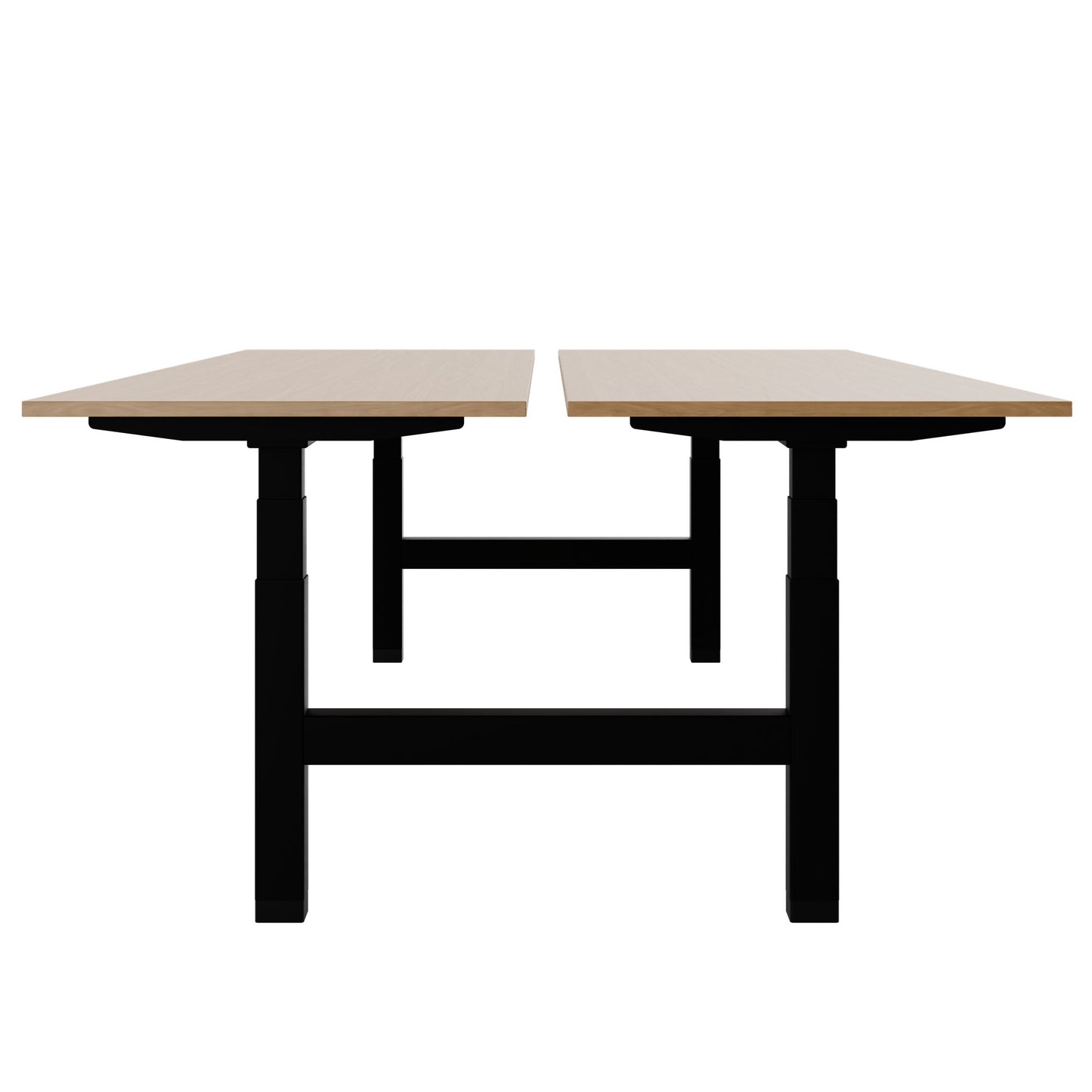 Bureau TELDRA Pro Team | 1600-1800 mm, réglable en hauteur électriquement, placage-chêne-véritable