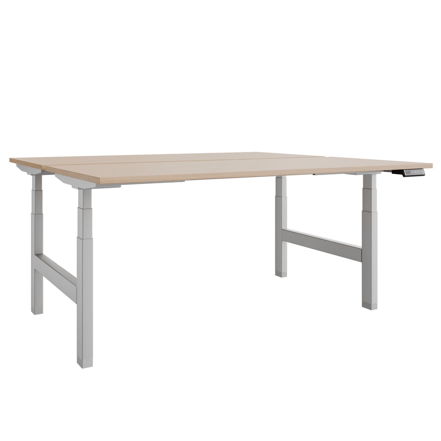 Bureau TELDRA Pro Team | 1600-1800 mm, réglable en hauteur électriquement, placage-chêne-véritable