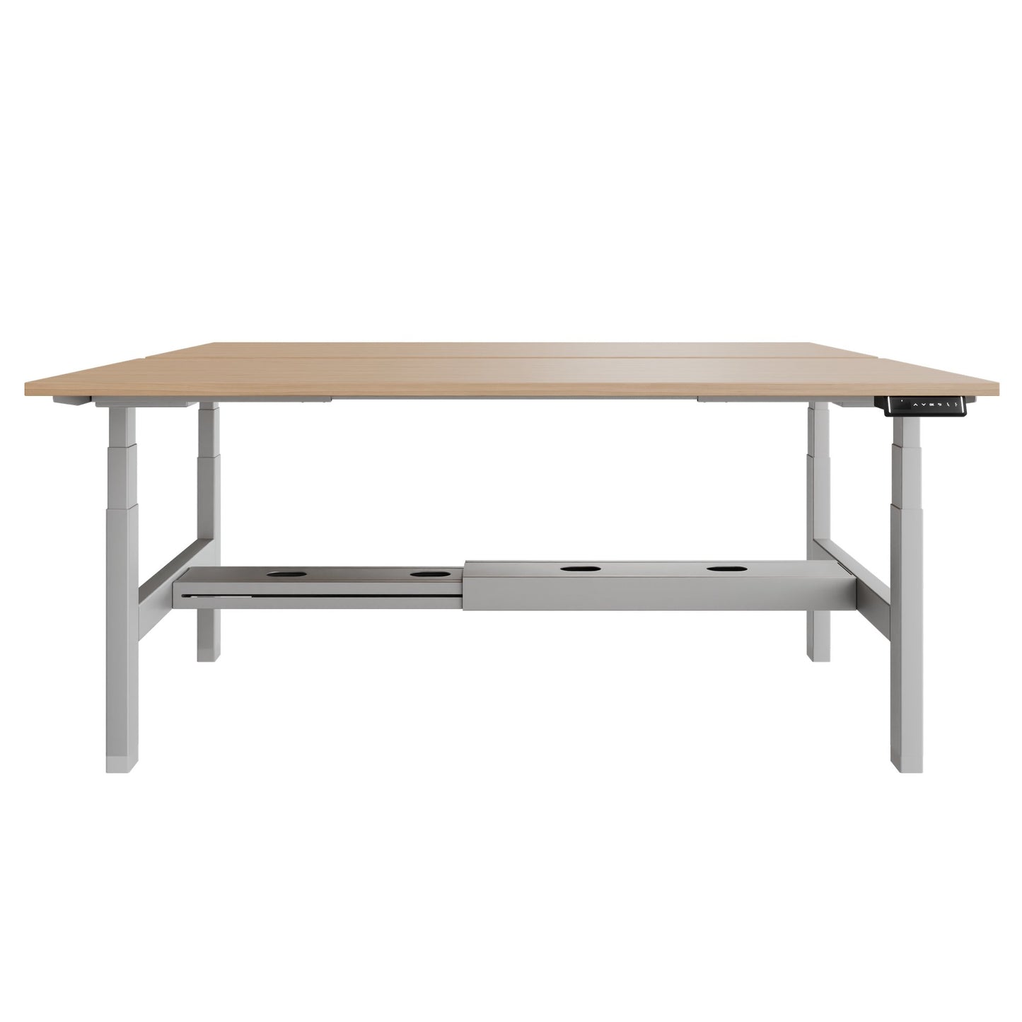 Bureau TELDRA Pro Team | 1600-1800 mm, réglable en hauteur électriquement, placage-chêne-véritable