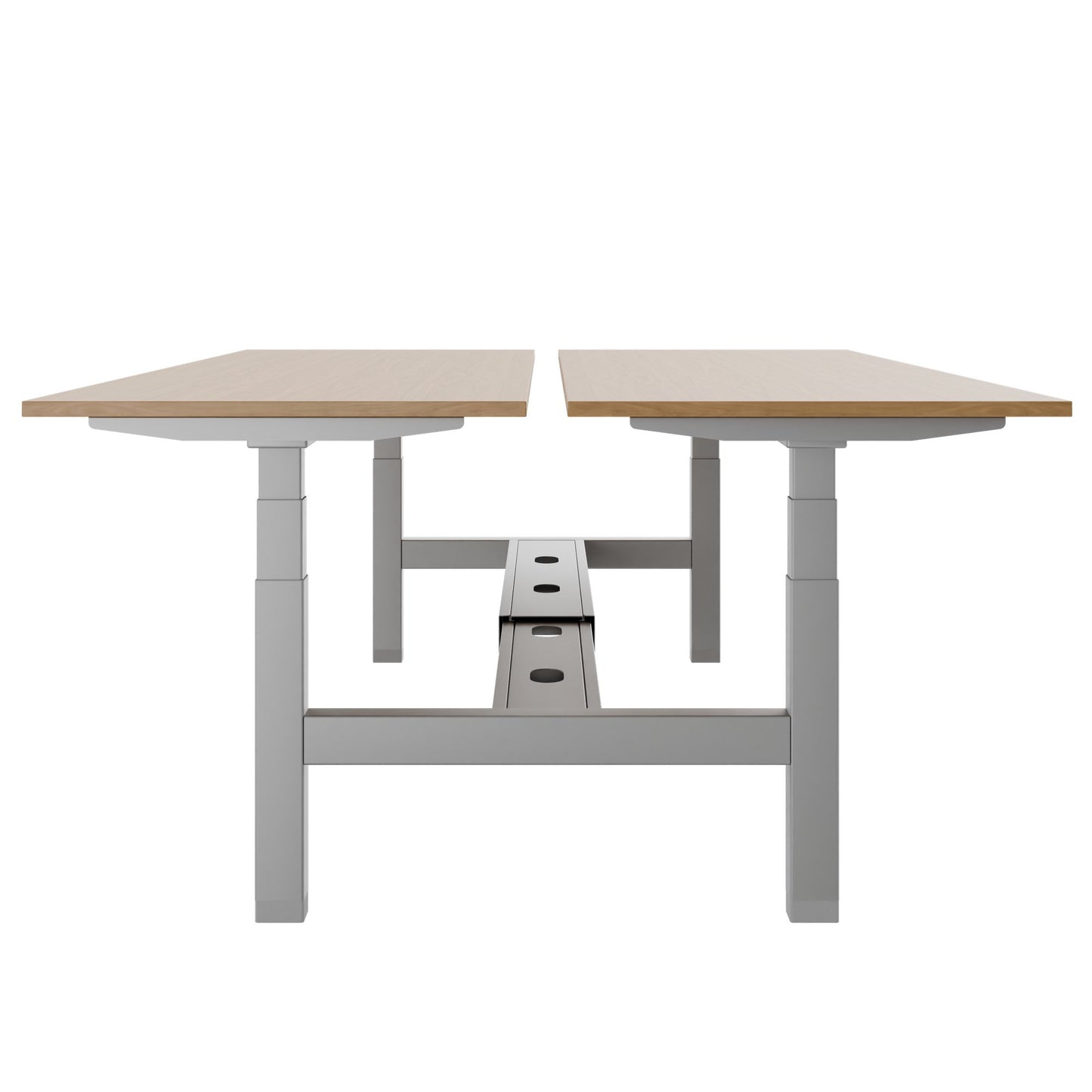 Bureau TELDRA Pro Team | 1600-1800 mm, réglable en hauteur électriquement, placage-chêne-véritable