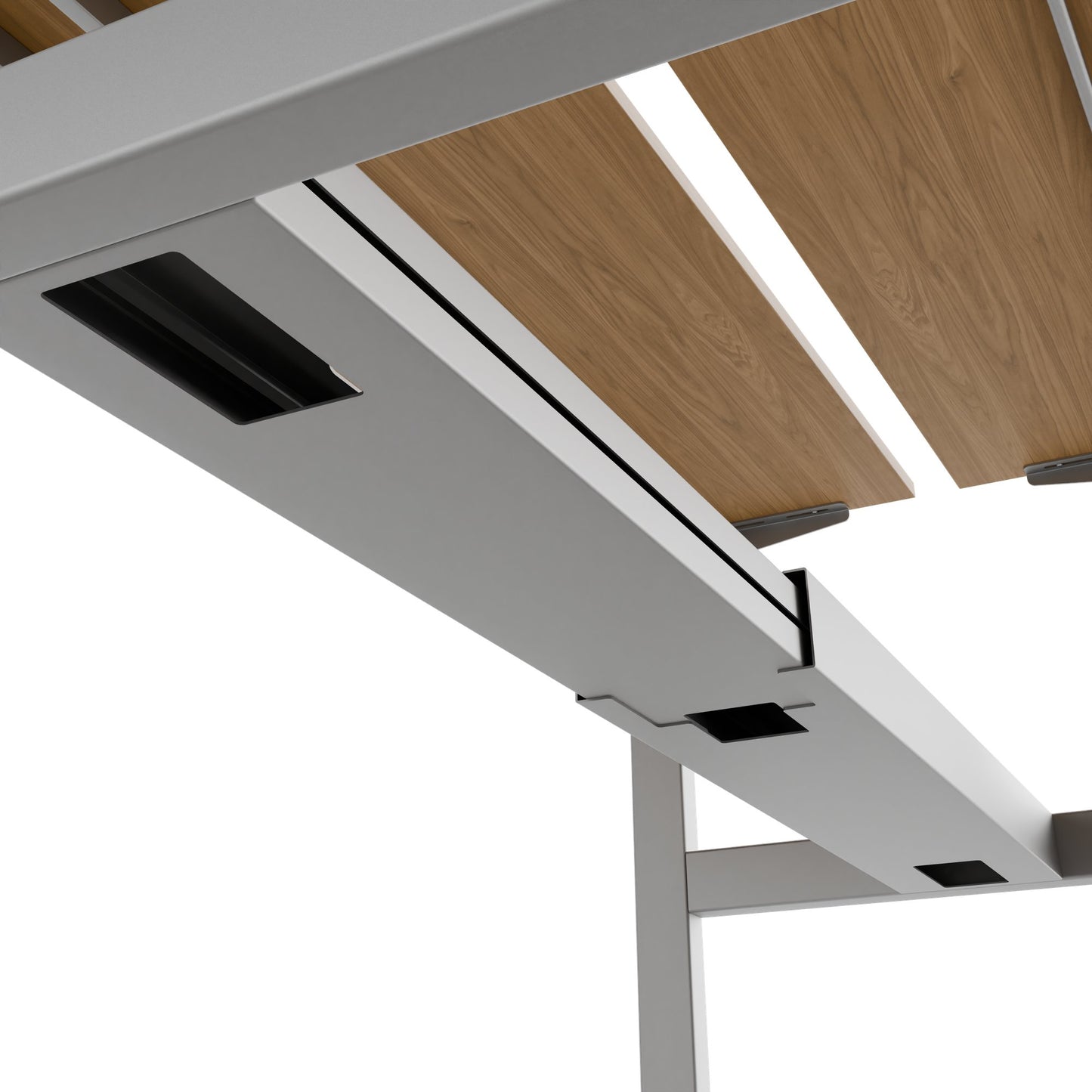 Bureau TELDRA Pro Team | 1600-1800 mm, réglable en hauteur électriquement, placage-chêne-véritable