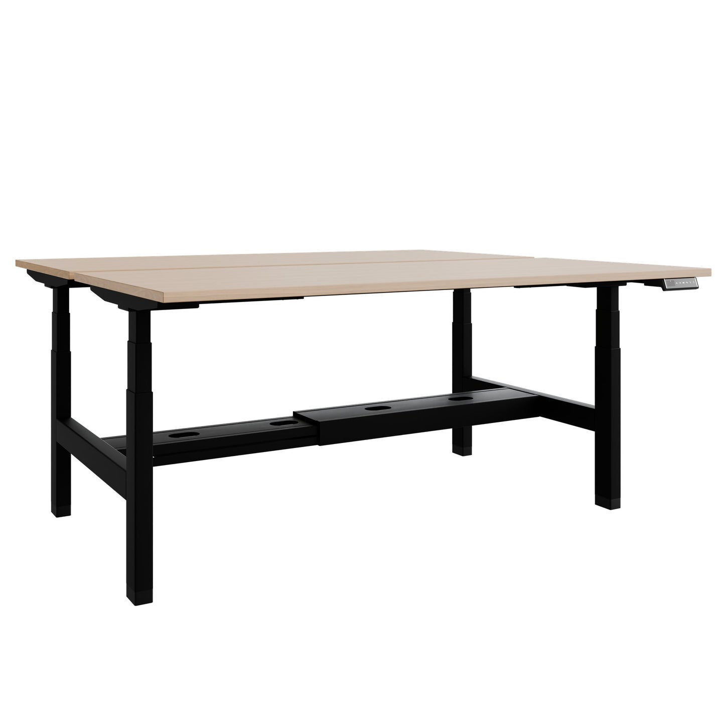 Bureau TELDRA Pro Team | 1600-1800 mm, réglable en hauteur électriquement, placage-chêne-véritable