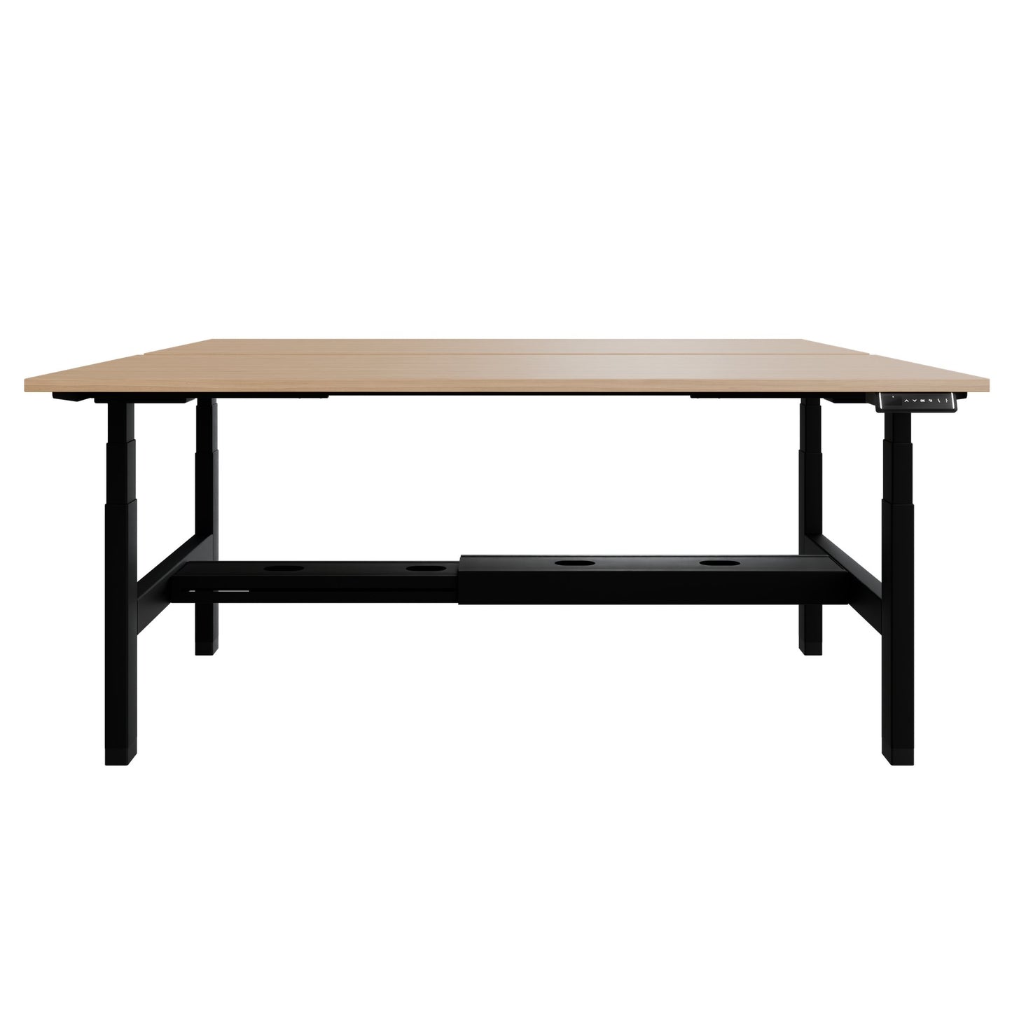 Bureau TELDRA Pro Team | 1600-1800 mm, réglable en hauteur électriquement, placage-chêne-véritable